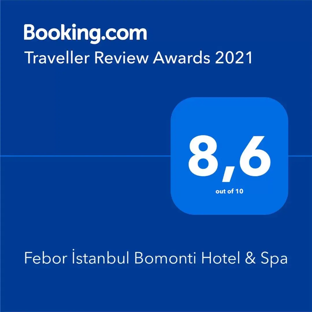 Certificate/Award, Logo/Certificate/Sign/Award in Febor İstanbul Bomonti Hotel & Spa