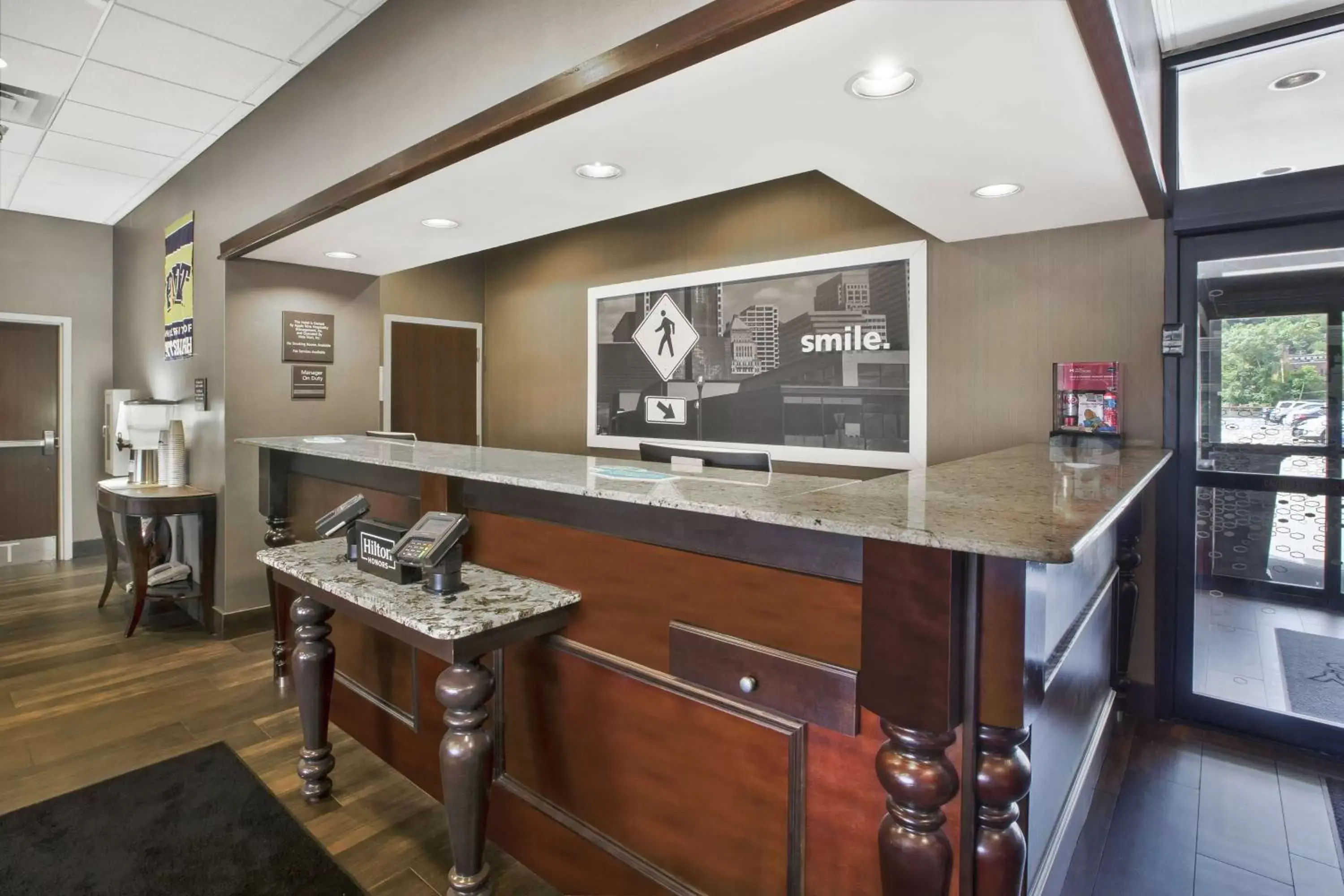 Lobby or reception in Hampton Inn Pittsburgh University Medical Center Lobby or reception in Hampton Inn Pittsburgh University Medical Center