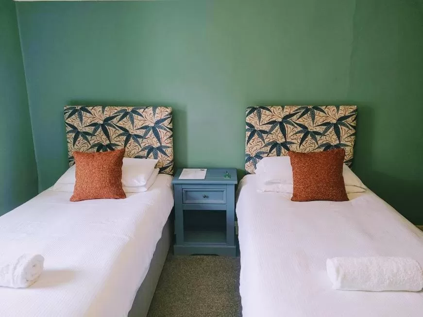 Bed in Jacobs Ladder Inn