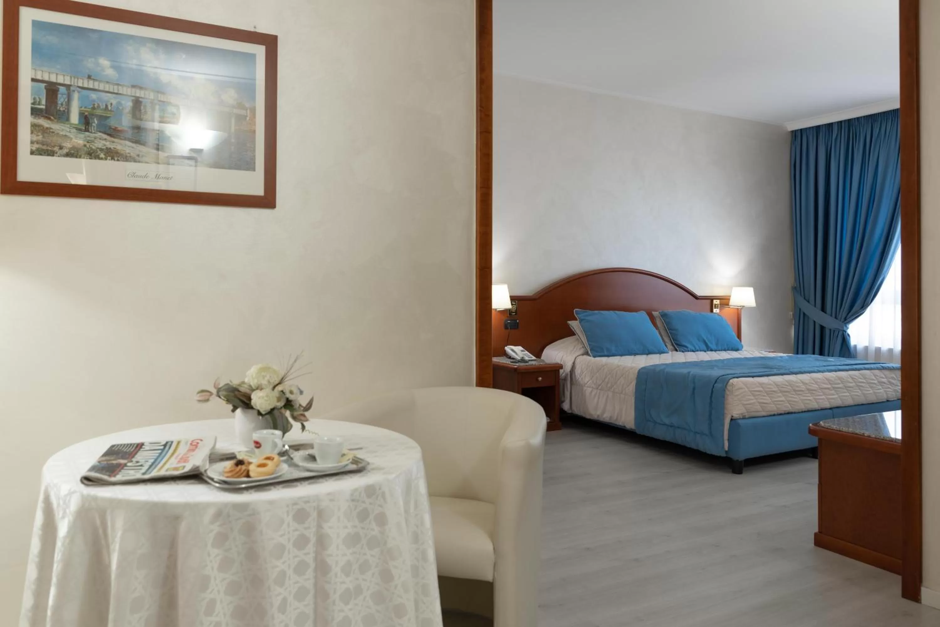 Bed in Edra Palace Hotel & Ristorante