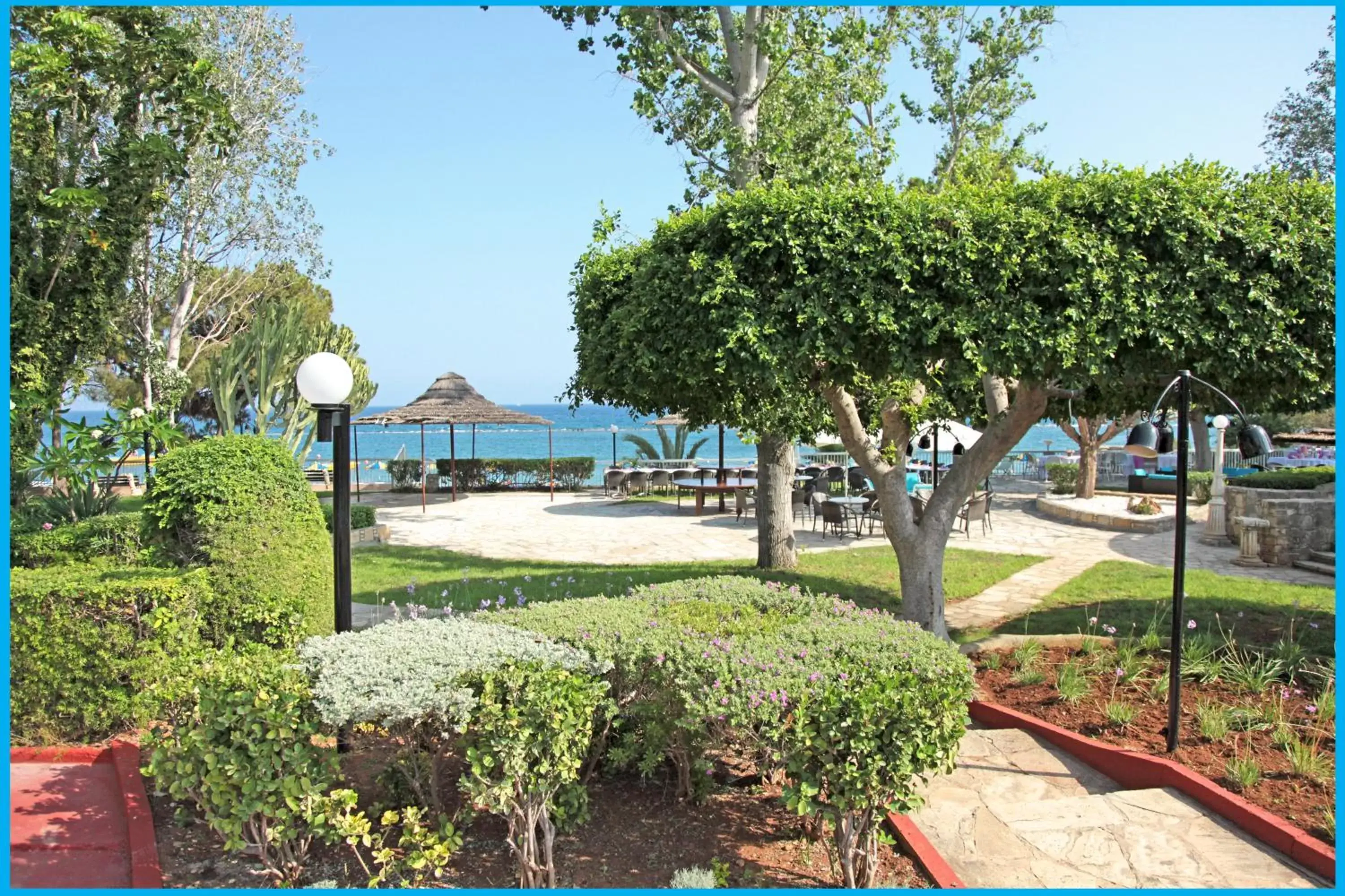 Restaurant/places to eat, Swimming Pool in Poseidonia Beach Hotel