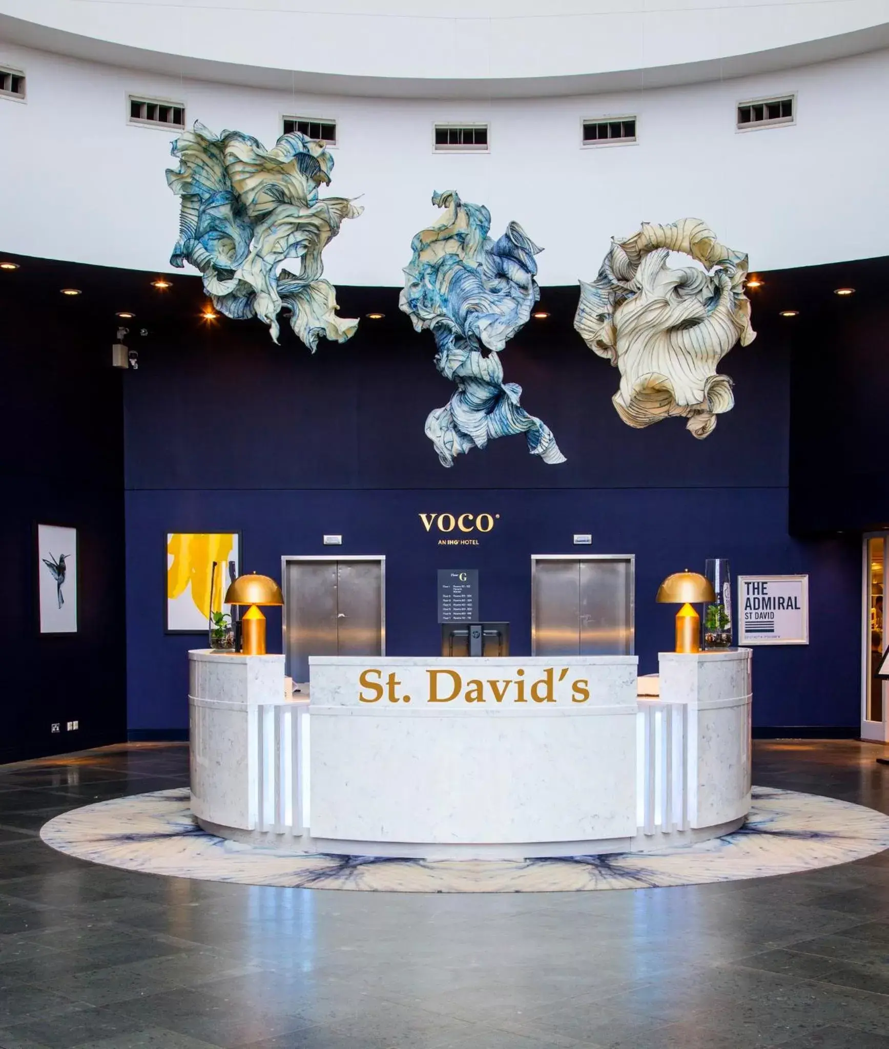 Property building, Lobby/Reception in voco St. David's Cardiff, an IHG Hotel