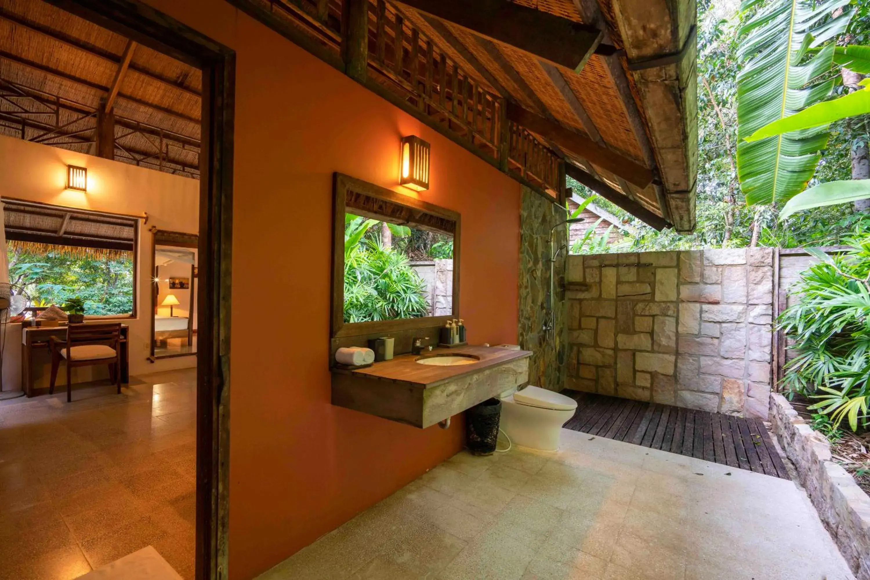 Bathroom in Mango Bay Resort