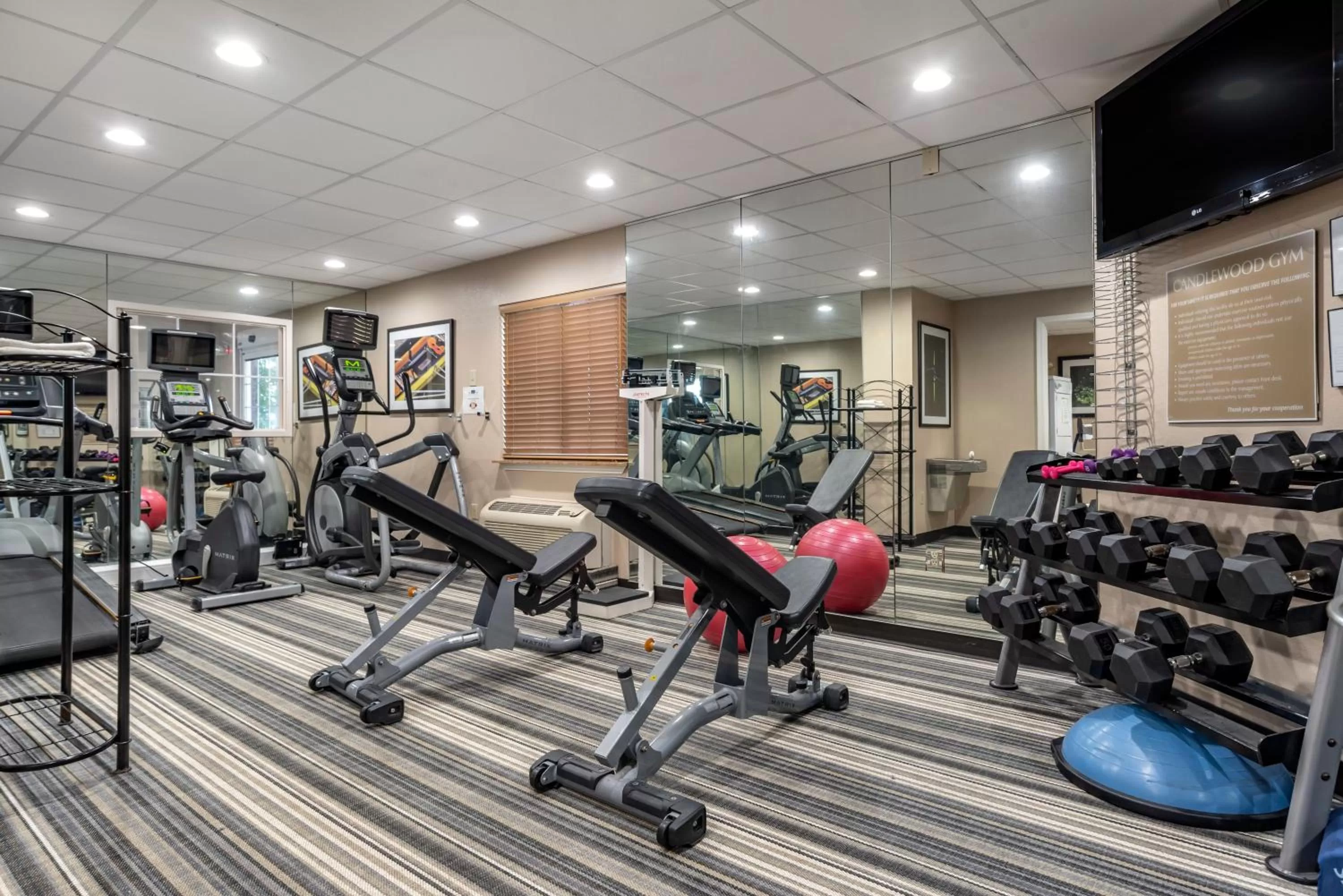 Fitness centre/facilities in Candlewood Suites Alabaster by IHG
