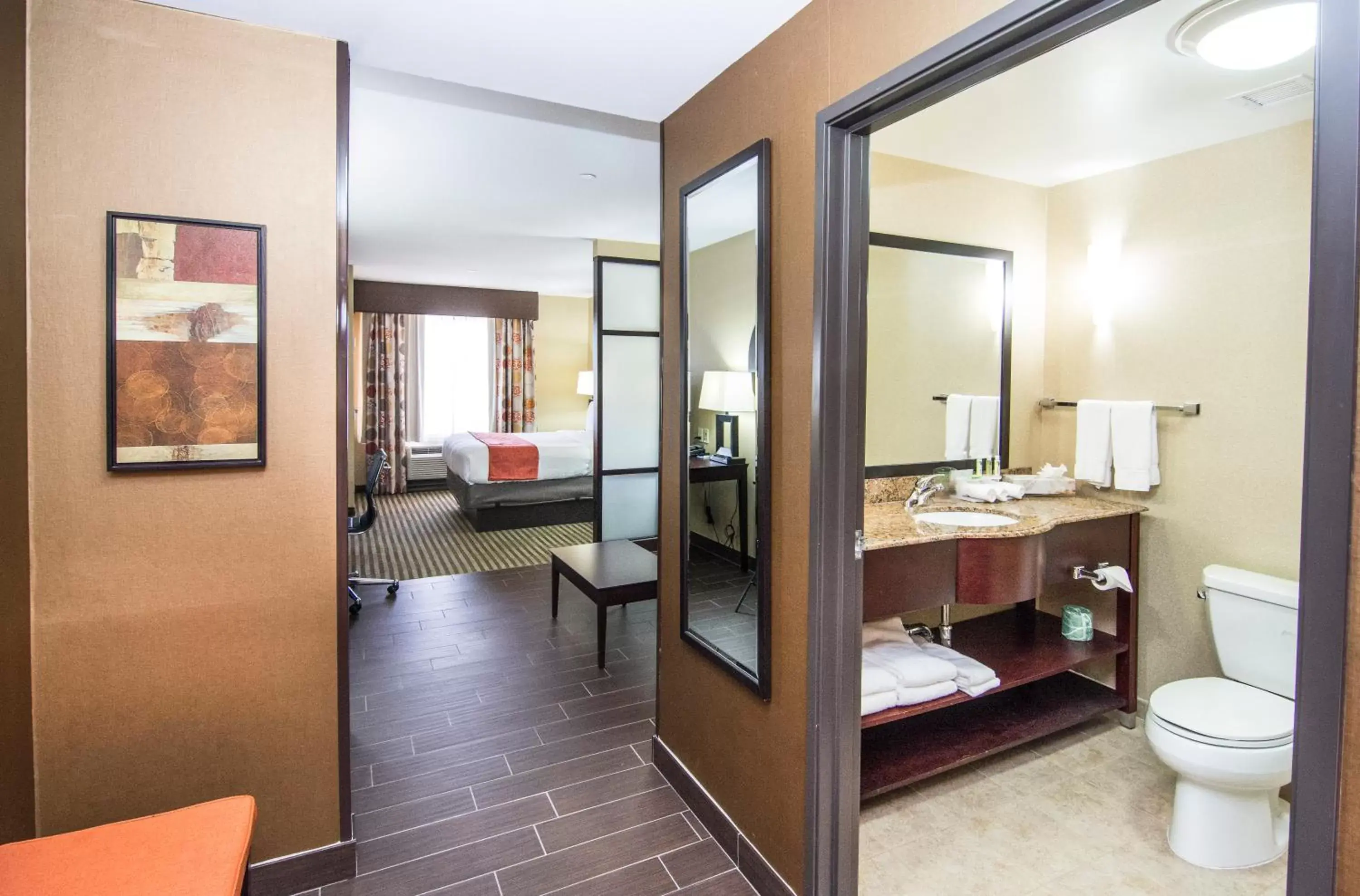 Photo of the whole room, Bathroom in Holiday Inn Express & Suites Elkton - University Area, an IHG Hotel