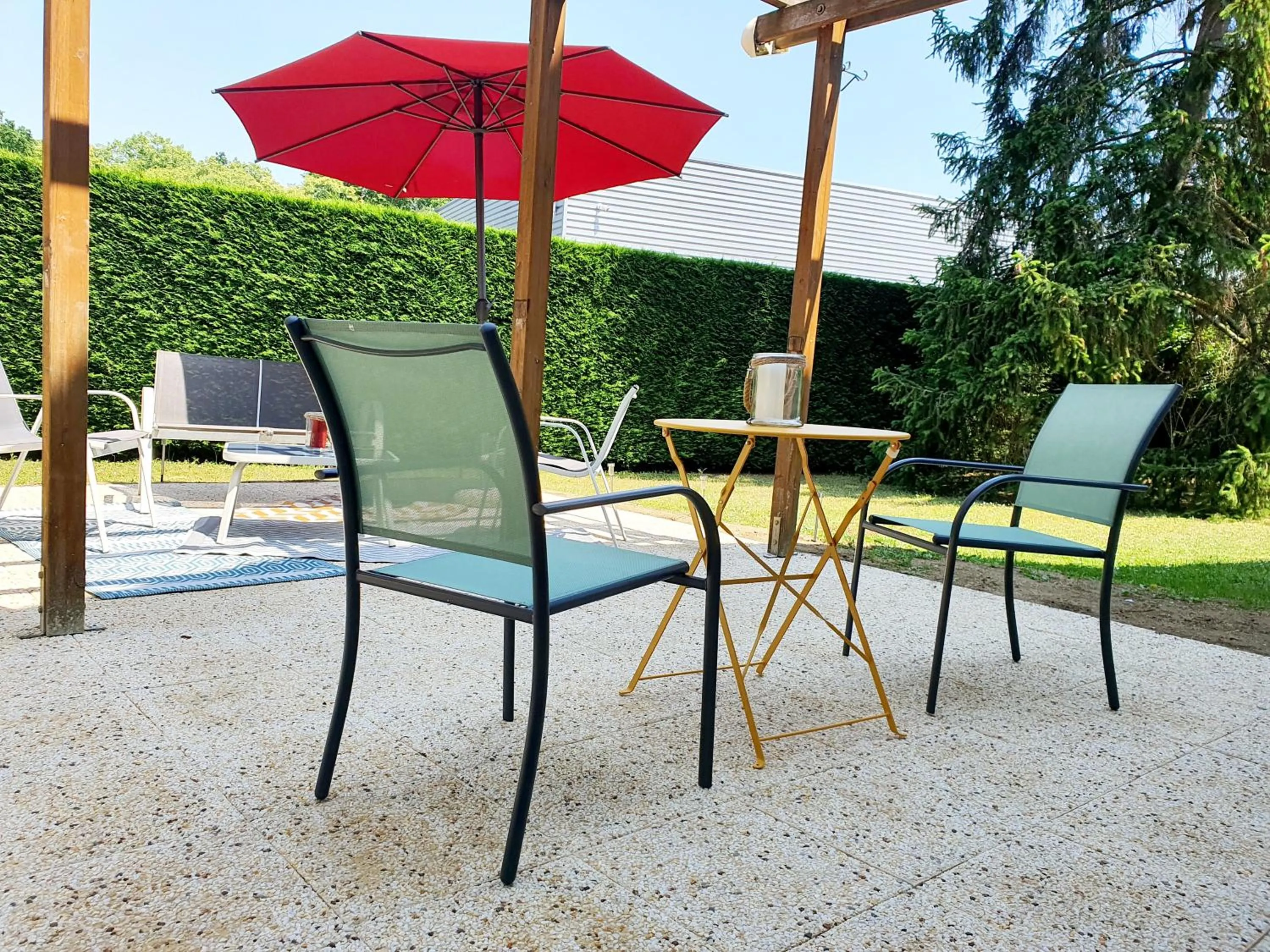 Balcony/Terrace in Campanile Hotel Chantilly