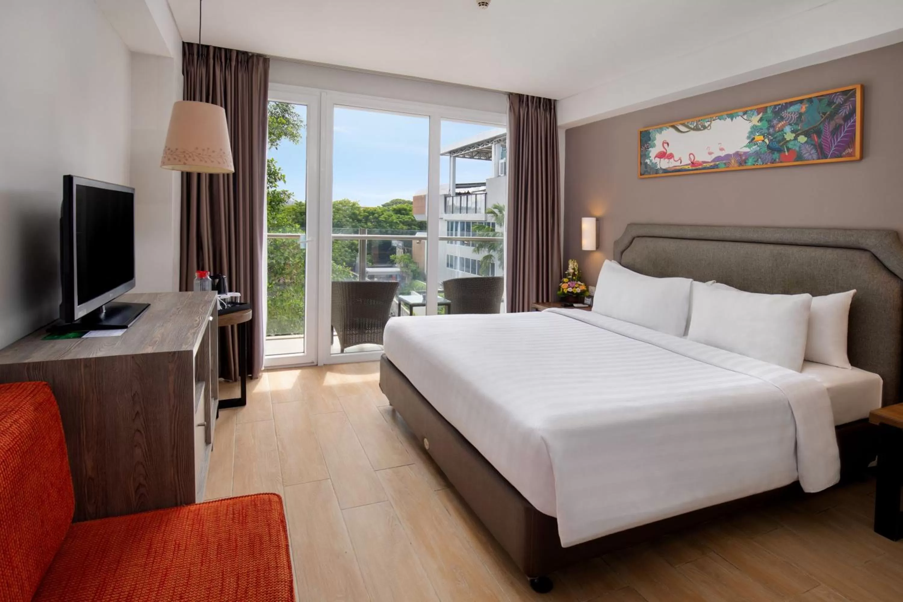 Bedroom, Bed in Harper Kuta Hotel by ASTON