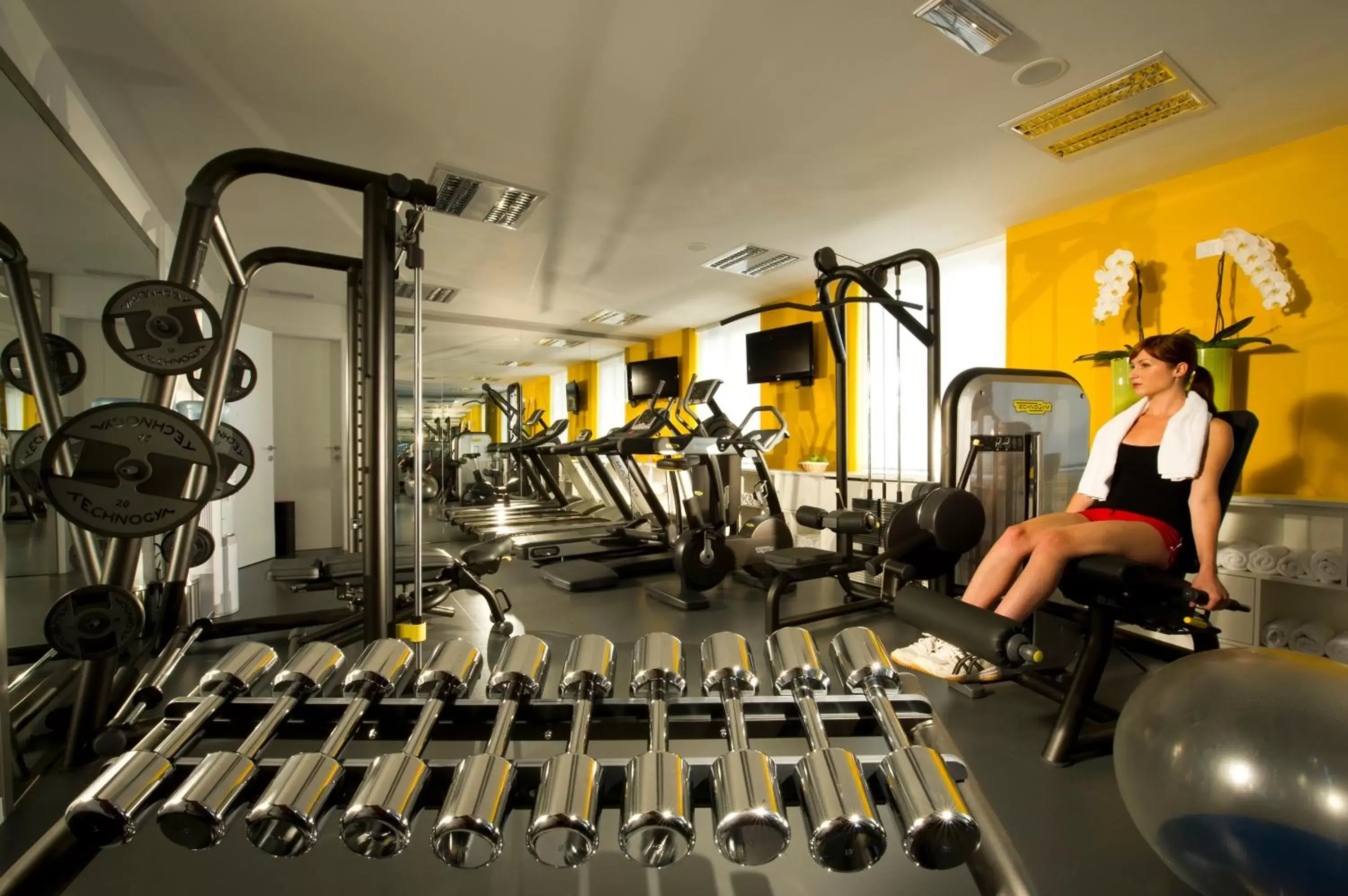 People, Fitness Center/Facilities in Best Western Premier Hotel Slon