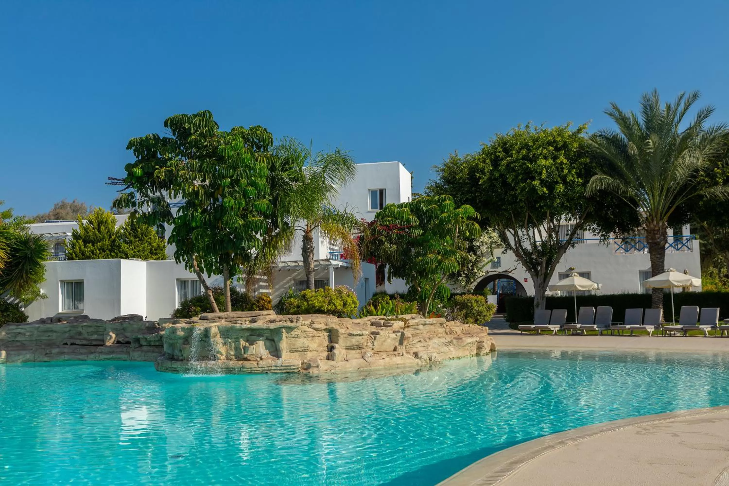 Swimming pool in Aliathon Aegean