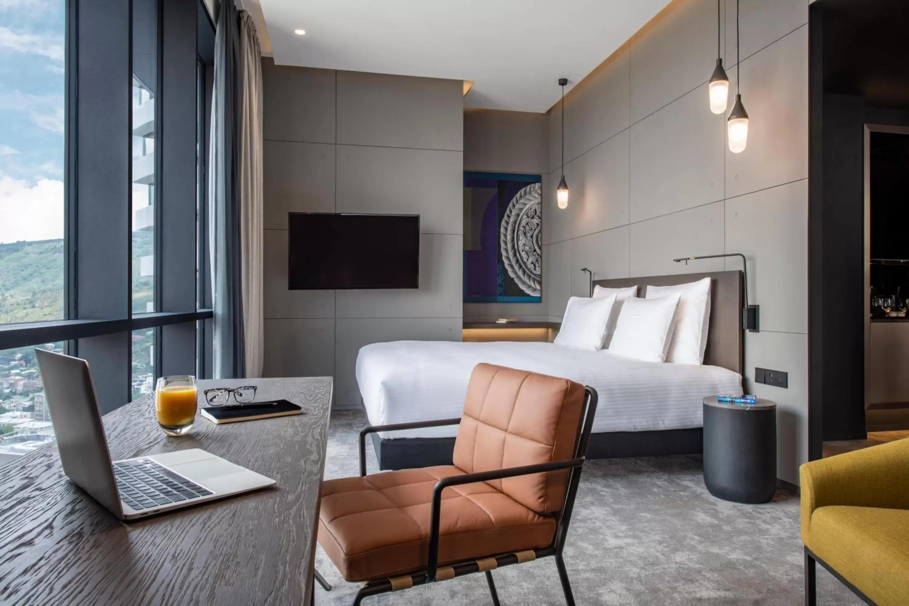 Bedroom in Pullman Tbilisi Axis Towers Bedroom in Pullman Tbilisi Axis Towers