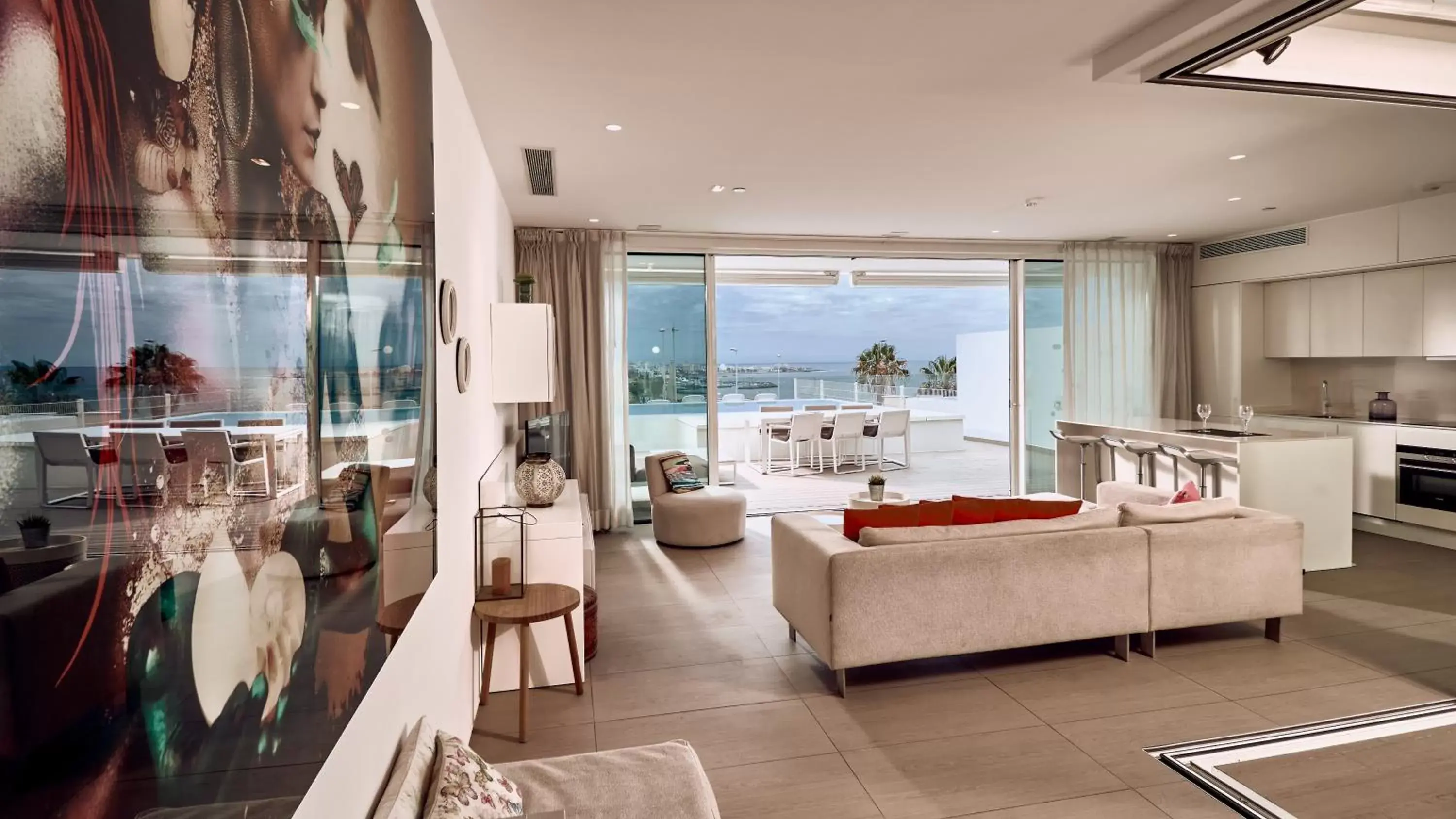 Living room in Hotel Baobab Suites