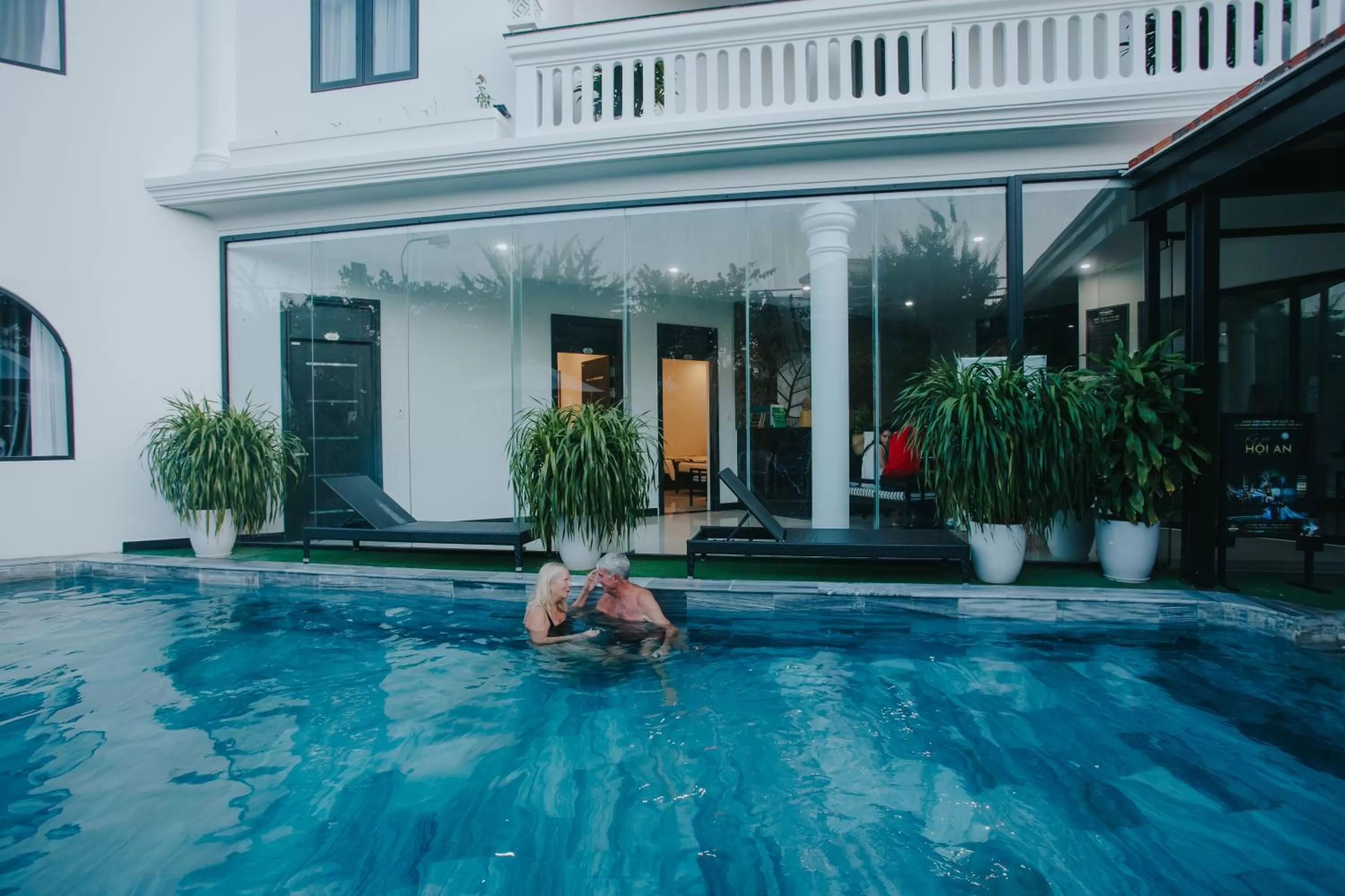 Swimming pool in Hoianation Villas Hotel