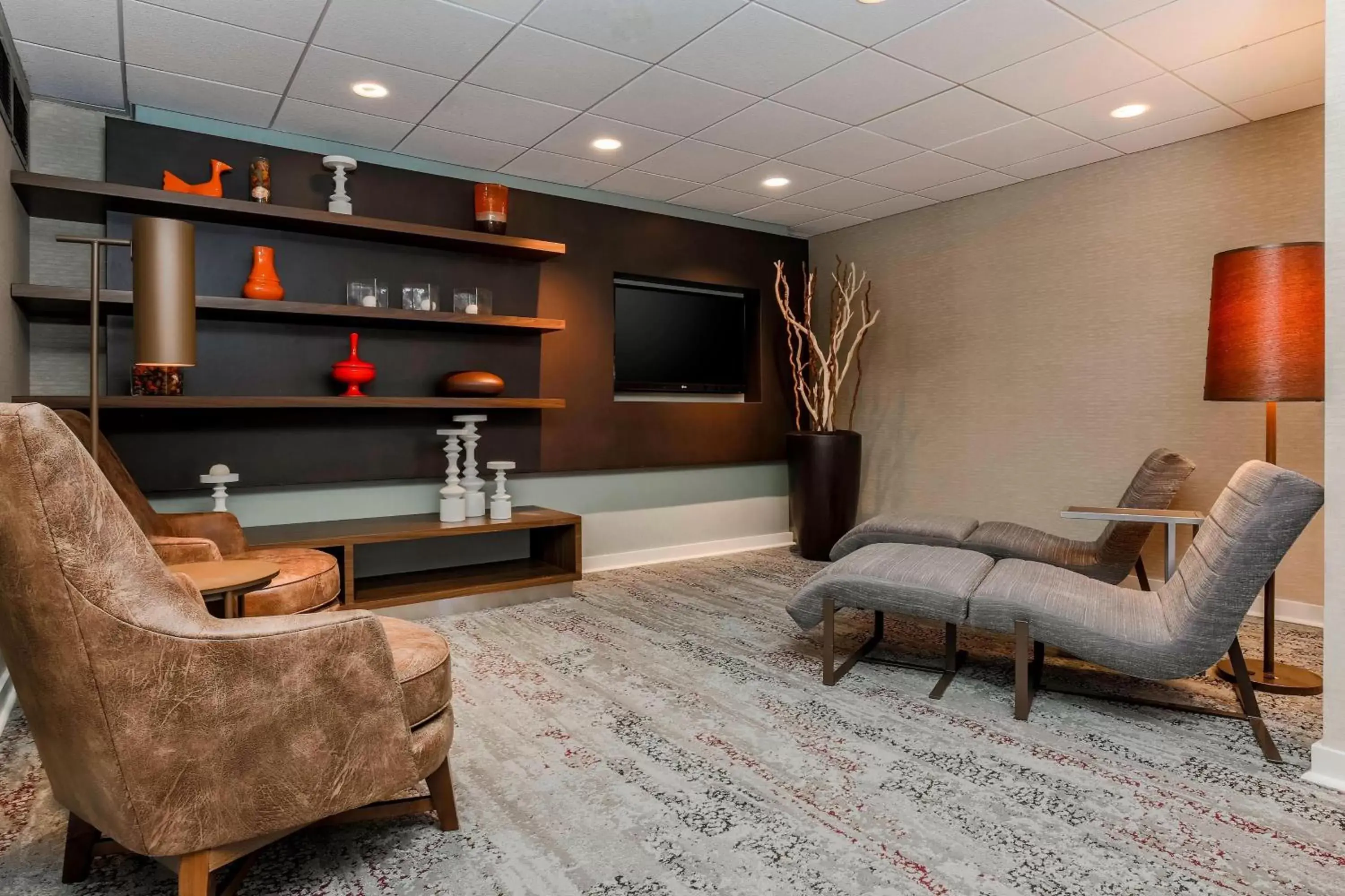 Lobby or reception, Seating Area in Courtyard by Marriott Orlando Lake Mary North