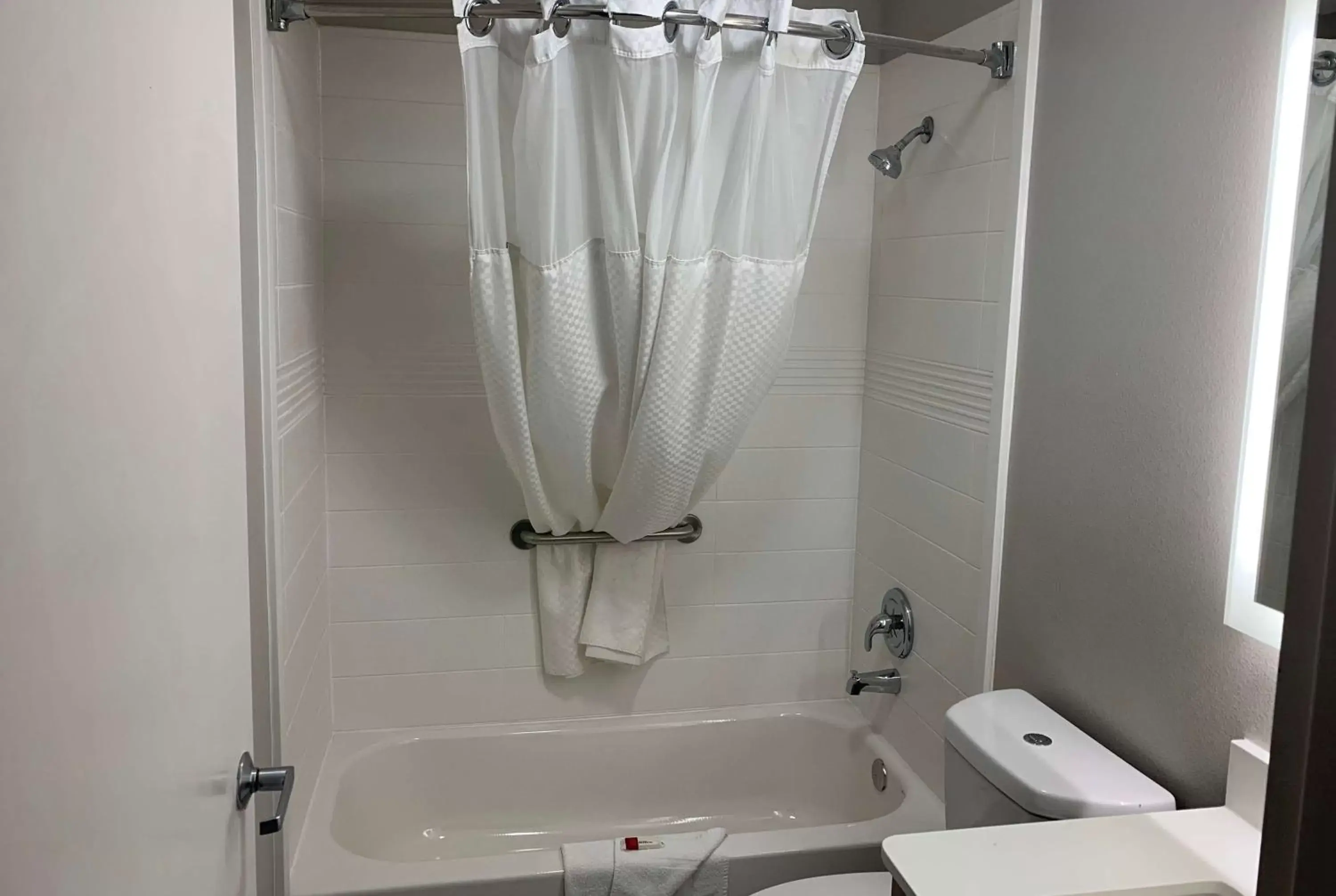 Bathroom in Microtel Inn by Wyndham Charlotte Airport