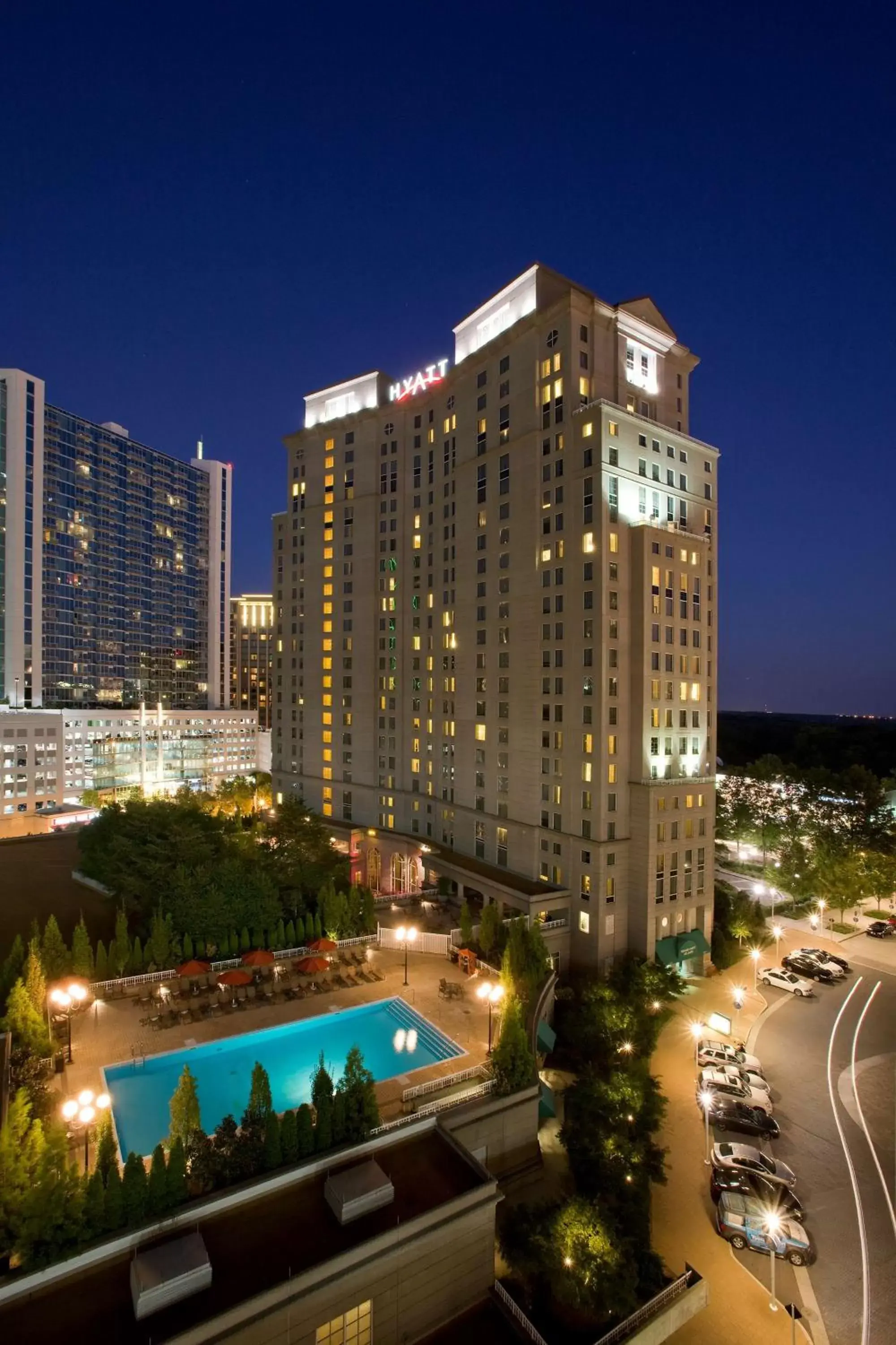 Property building, Pool View in Grand Hyatt Atlanta in Buckhead