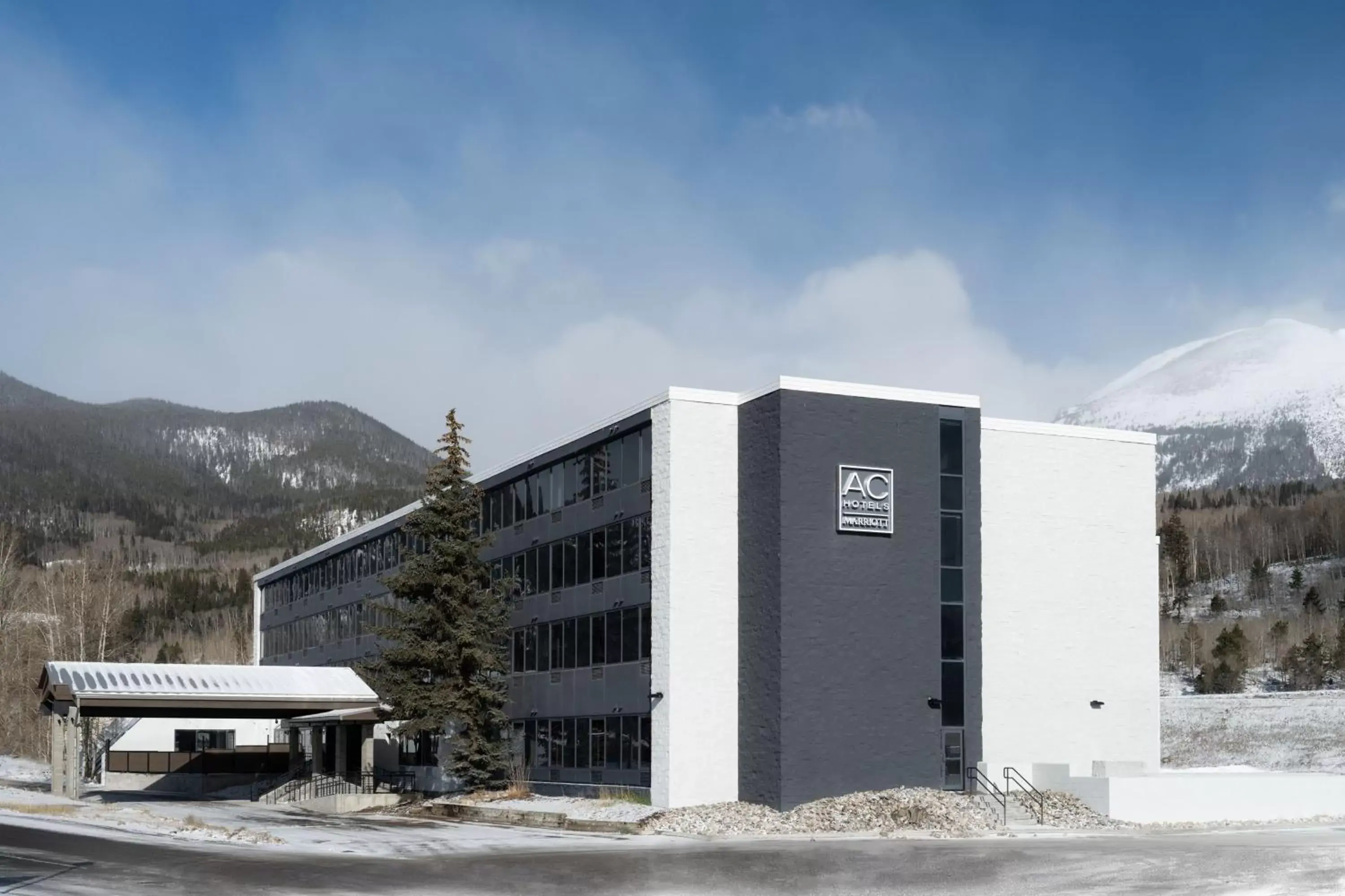 Property building, Winter in AC Hotel by Marriott Frisco Colorado