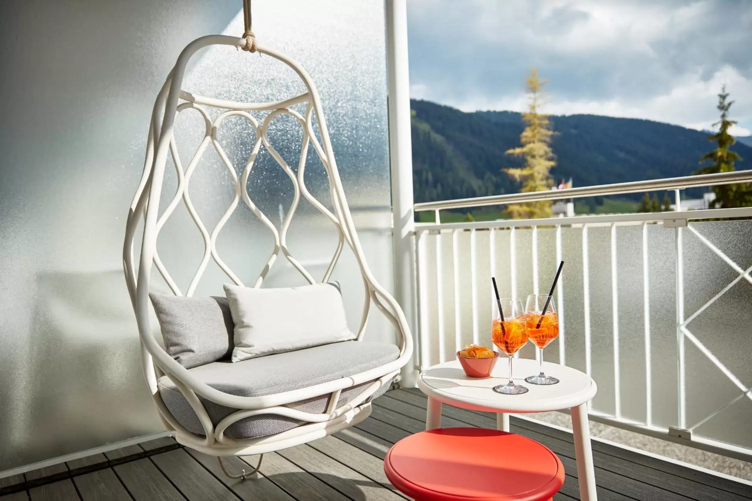 Balcony/Terrace in Hard Rock Hotel Davos