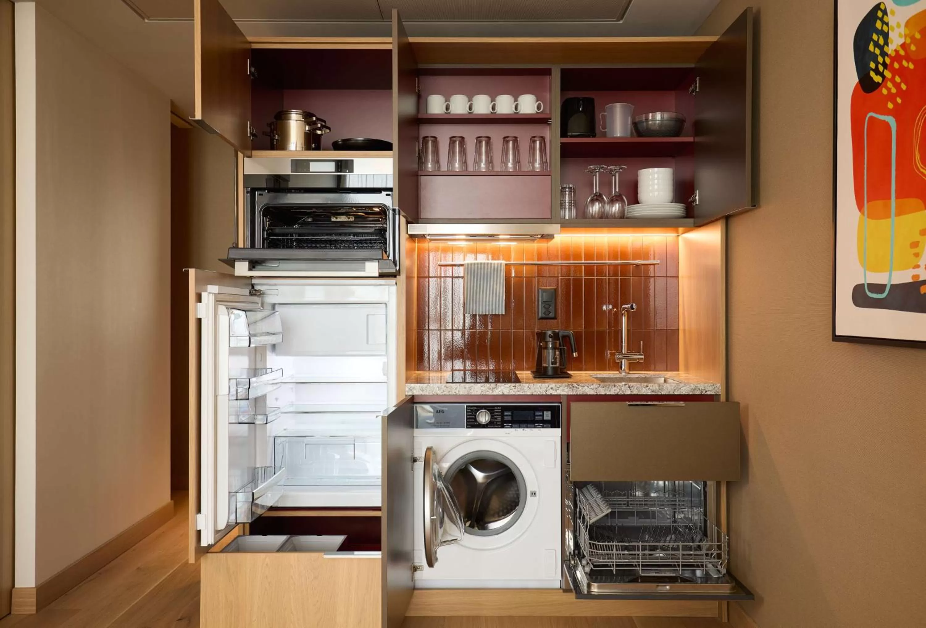 Coffee/tea facilities in Adina Apartment Hotel Geneva