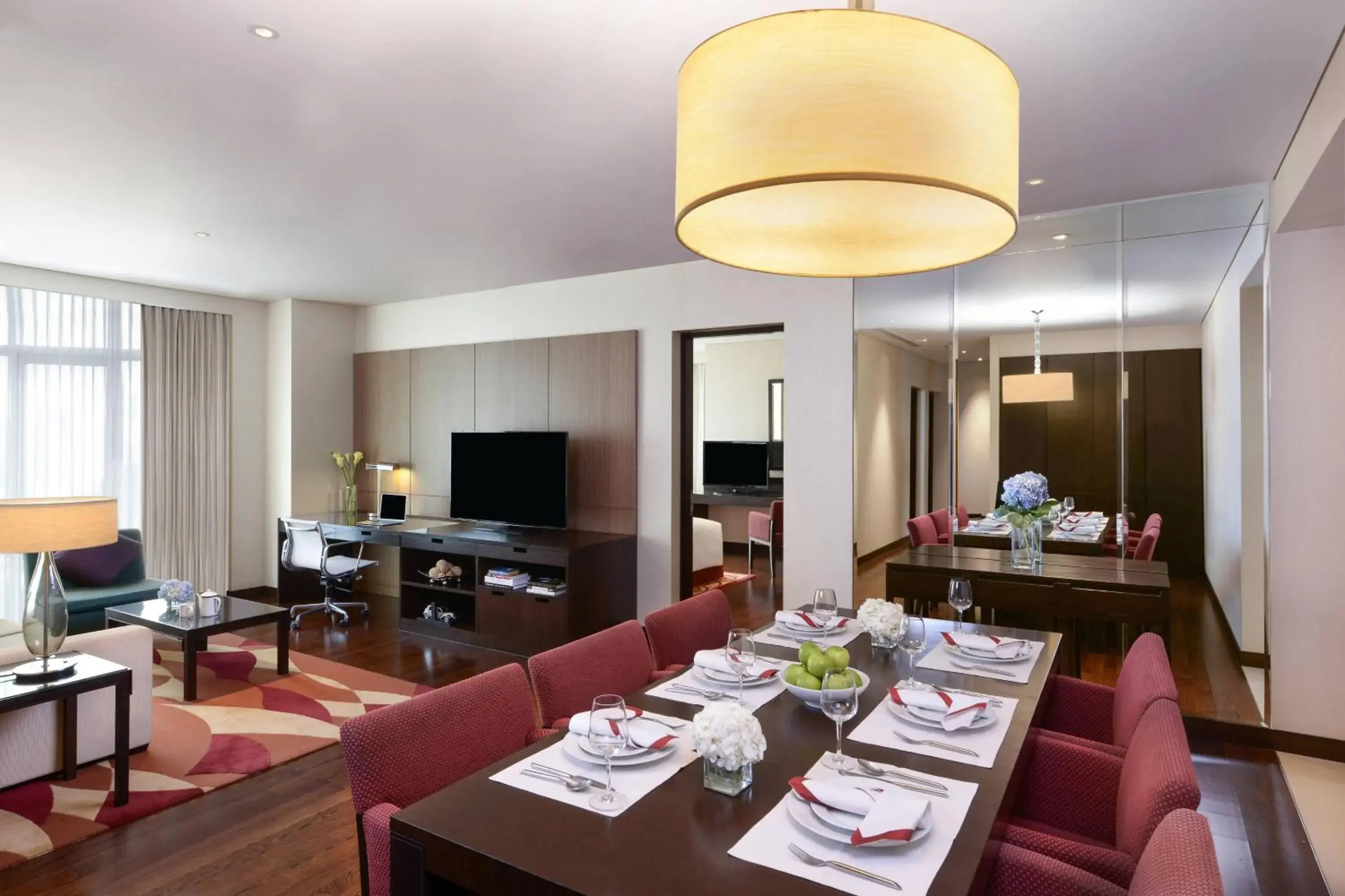 Bedroom, Restaurant/Places to Eat in Sathorn Vista, Bangkok - Marriott Executive Apartments