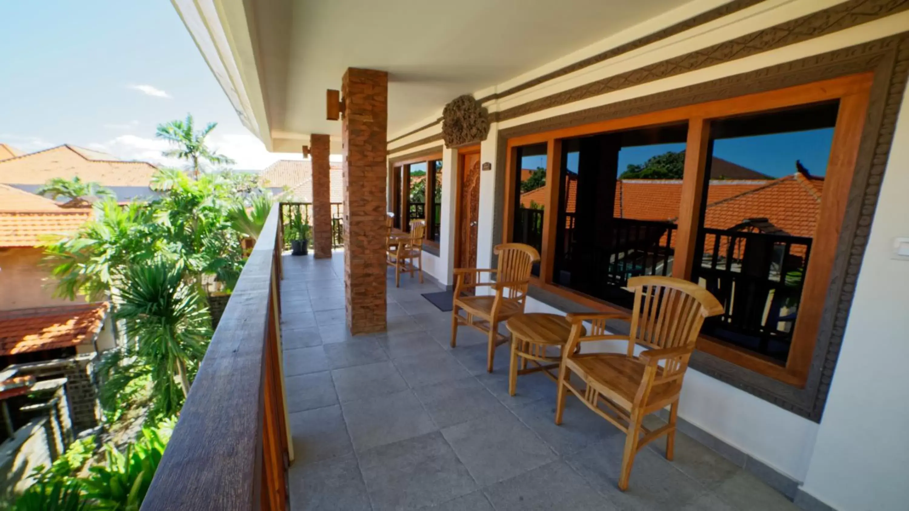 Balcony/Terrace in Wina Holiday Villa Kuta Bali