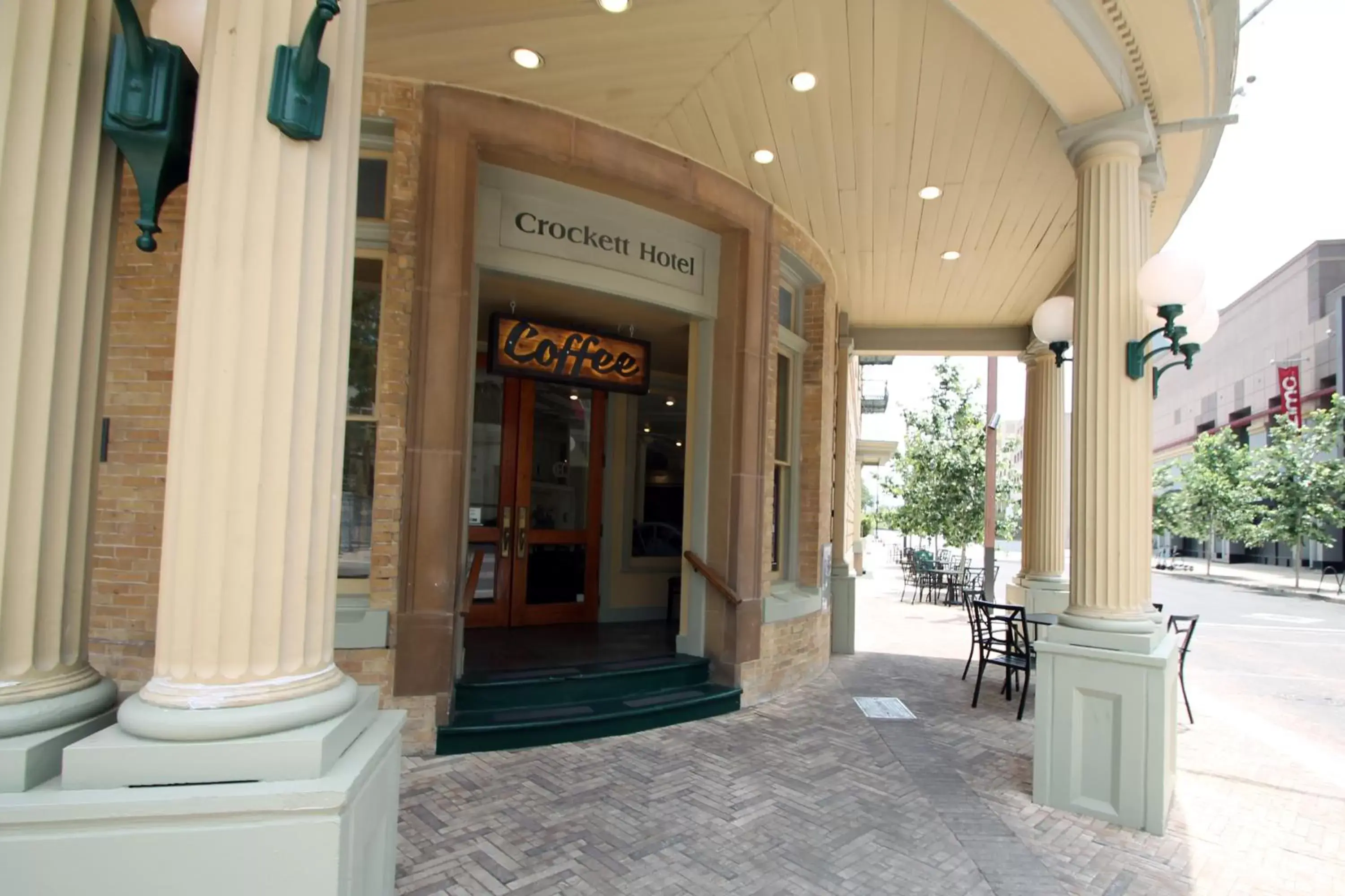 Property building in The Crockett Hotel