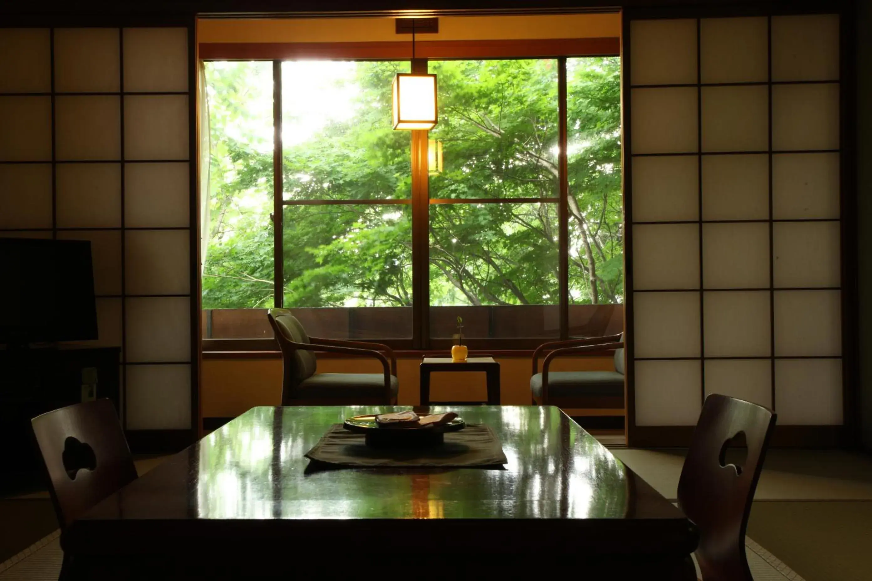 Photo of the whole room, Dining Area in Takamiya Ryokan Yamakawa