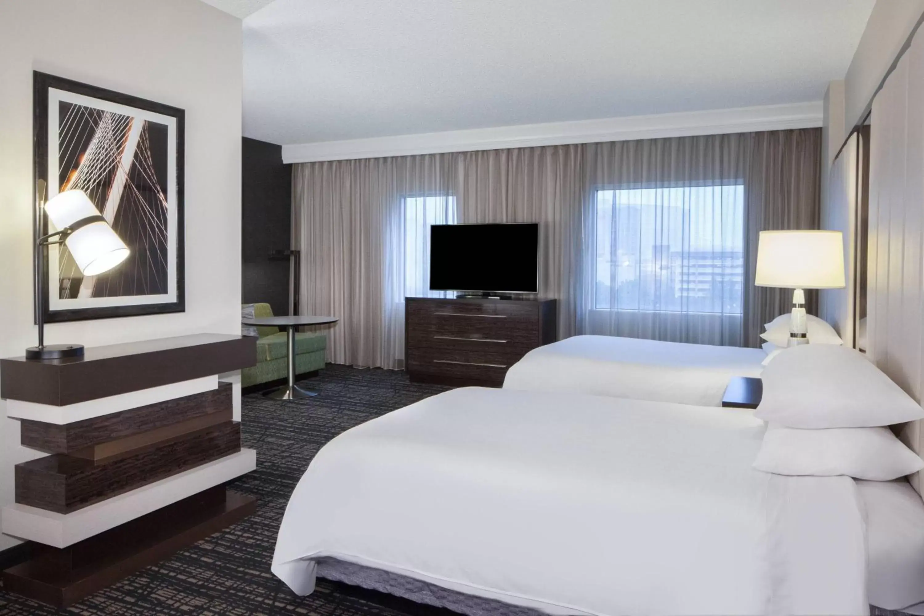 Bedroom, Bed in Dallas Marriott Suites Medical/Market Center