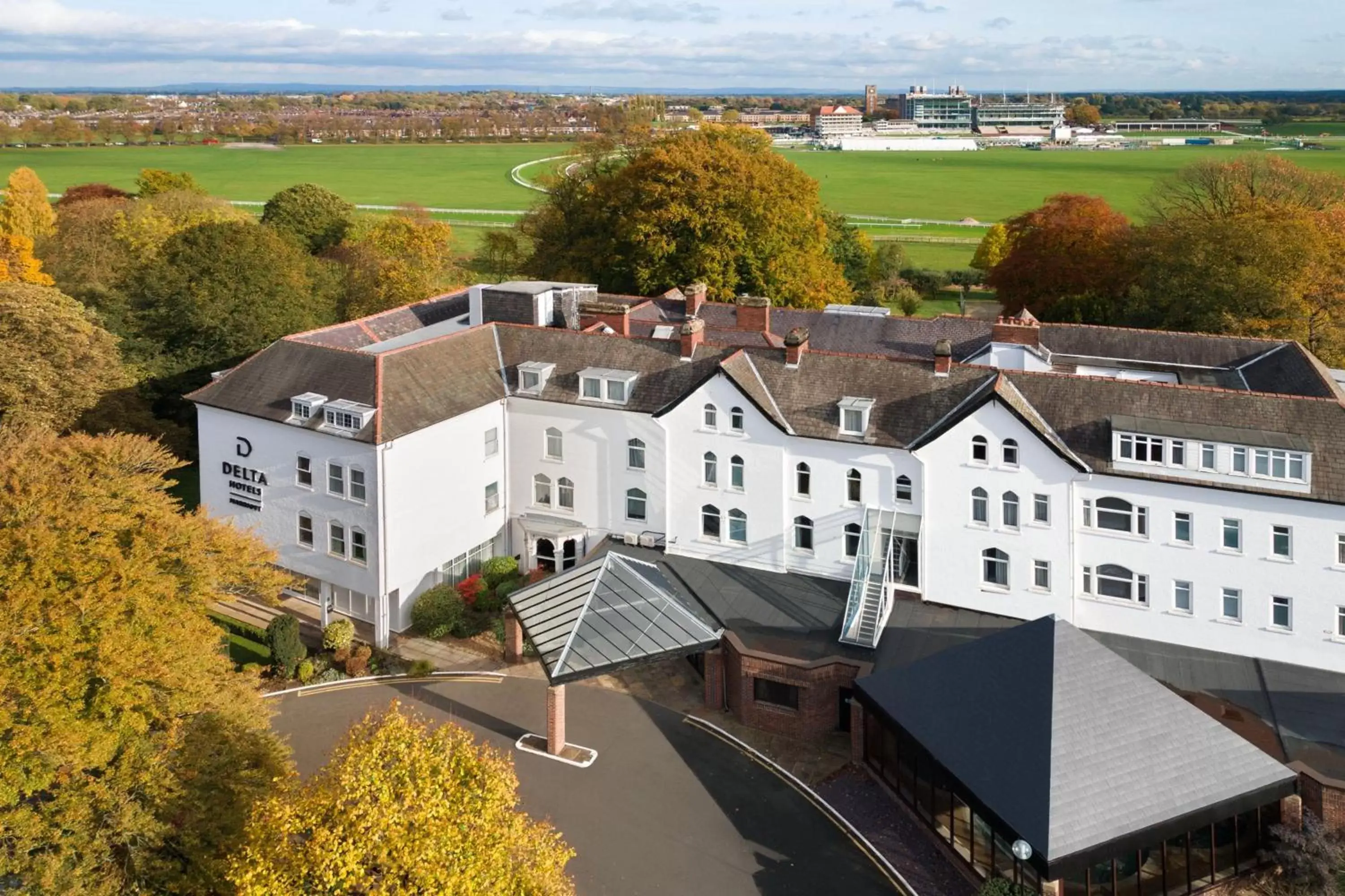 Property building, Bird's-eye View in Delta Hotels by Marriott York