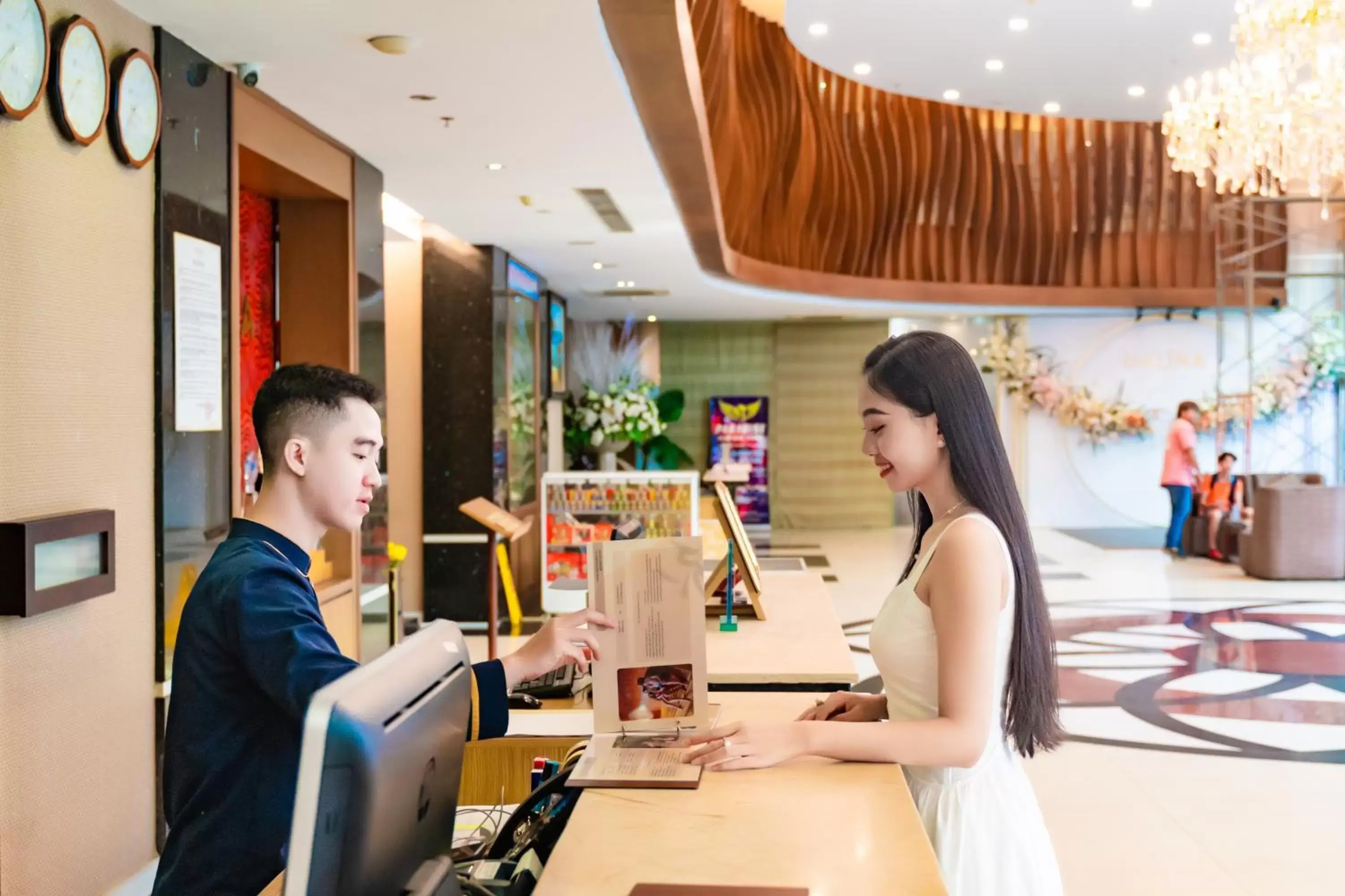 Lobby or reception in Galina Hotel & Spa Lobby or reception in Galina Hotel & Spa