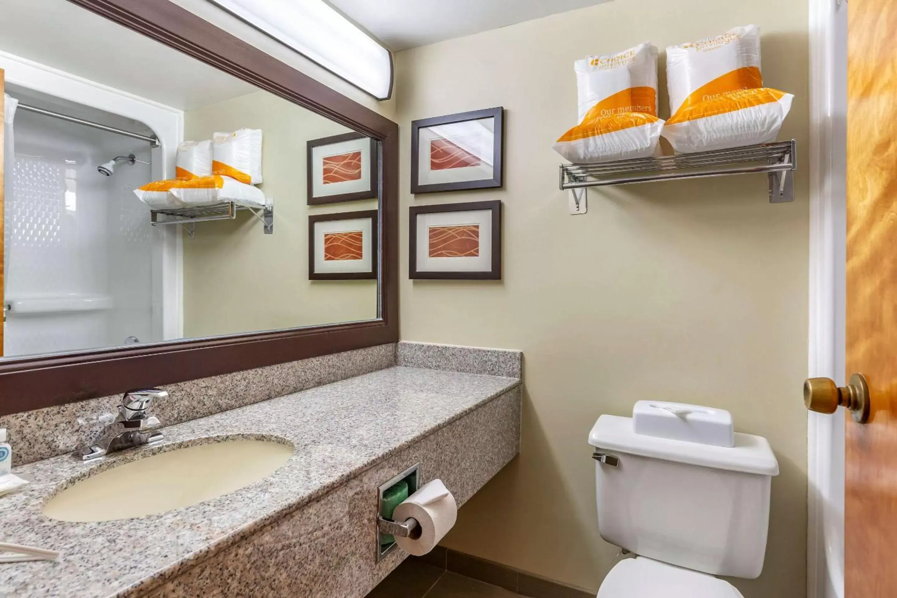 Bathroom in Comfort Inn Quantico