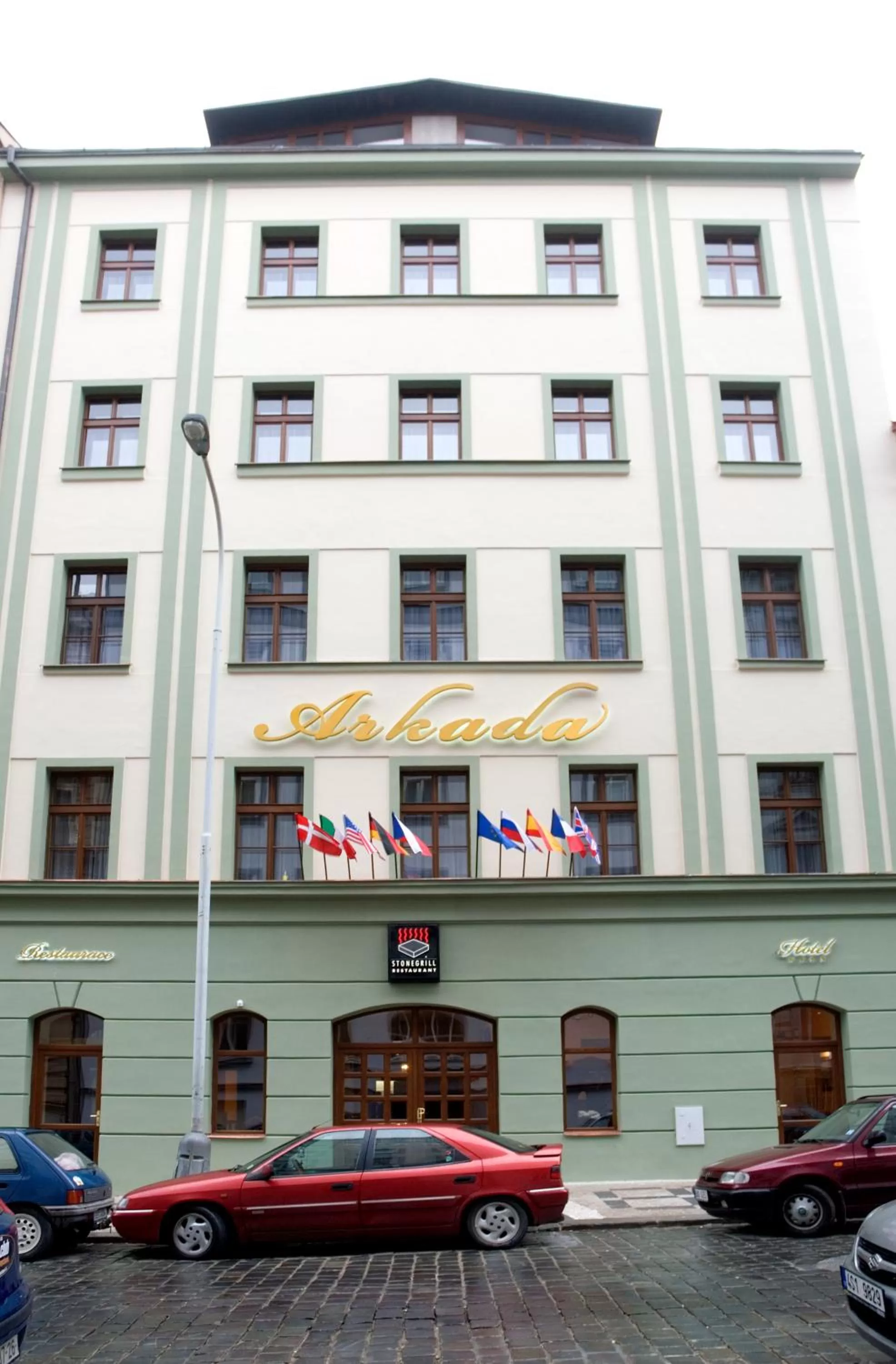 Facade/entrance in Arkada Hotel Praha
