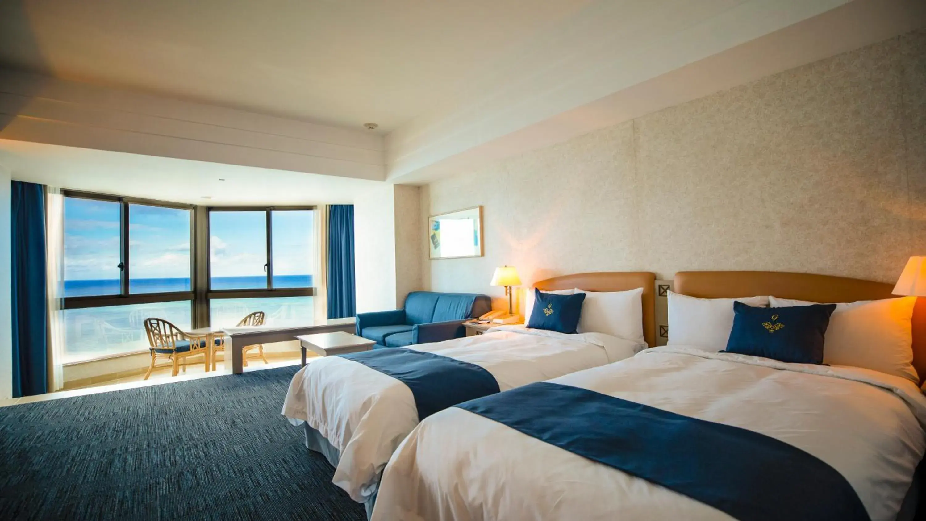 Bed in Grandvrio Resort Saipan