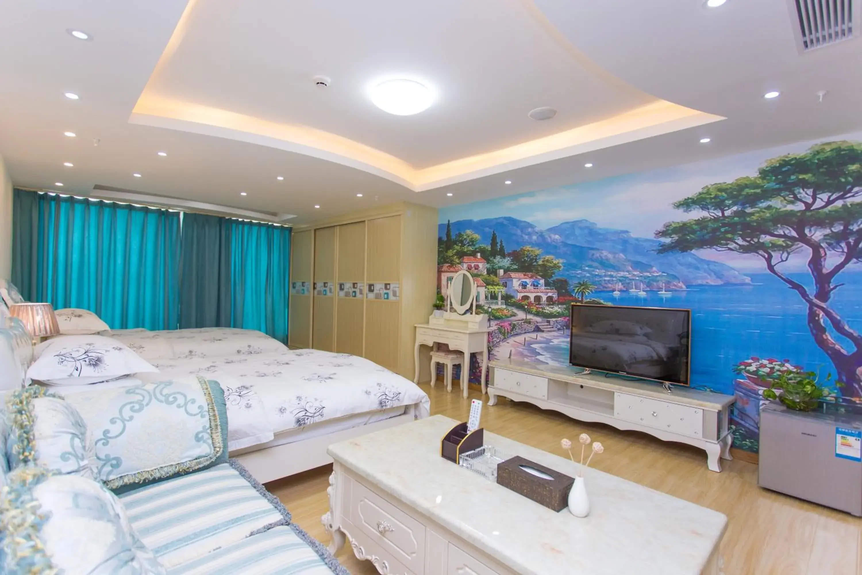 Living room, Room Photo in Guangzhou Manhattan International Apartment Zhengjia Branch
