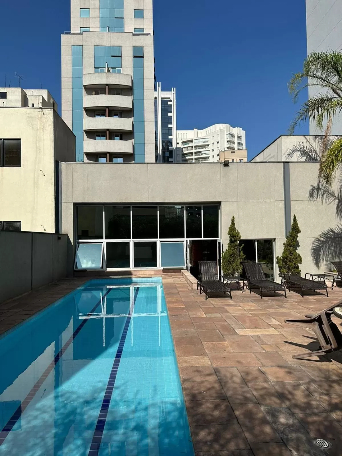 Pool view, Swimming Pool in Studio Paulista Bela Cintra