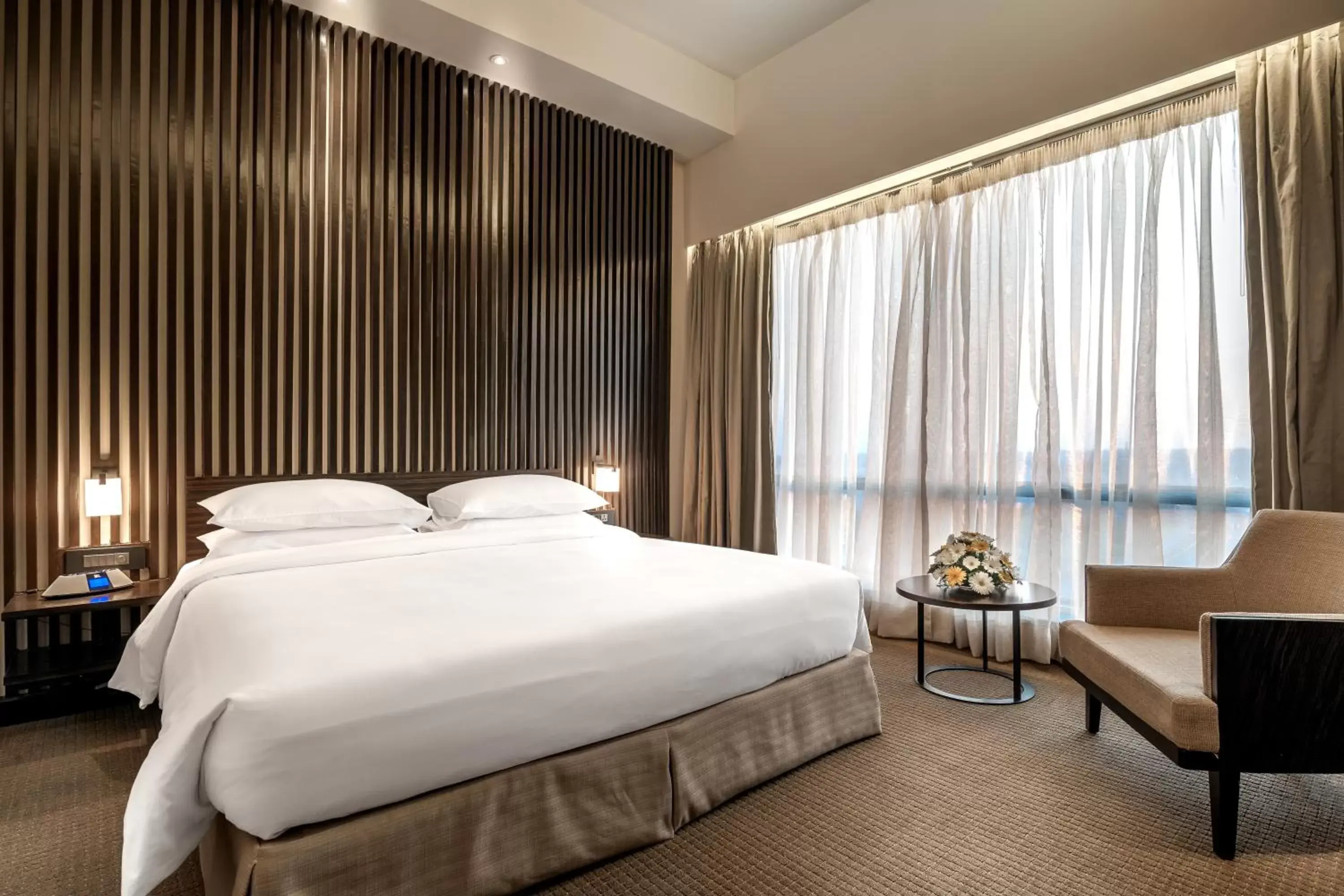 Bed in Hyatt Raipur Bed in Hyatt Raipur