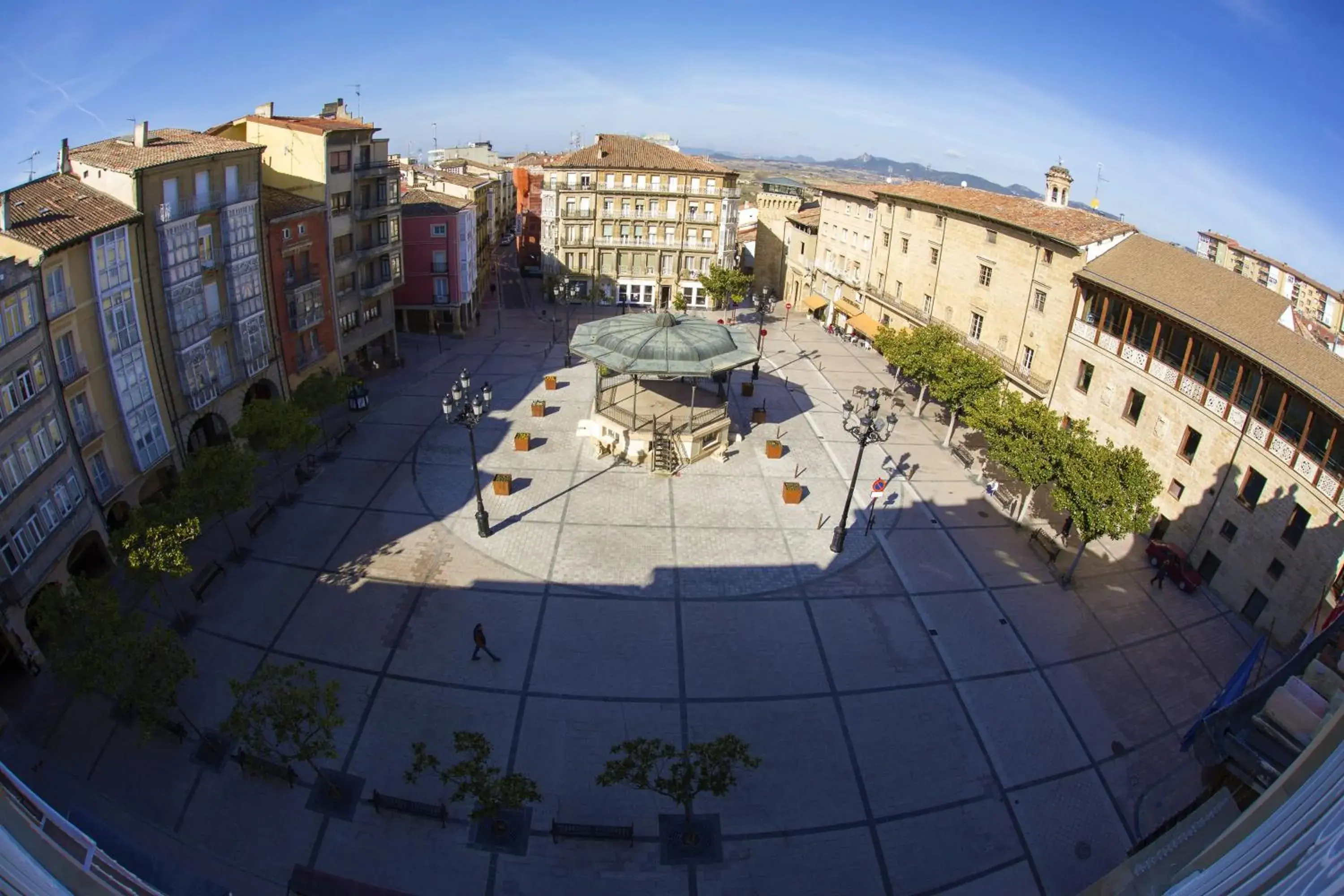 Bird's-eye View in Hotel Plaza De La Paz