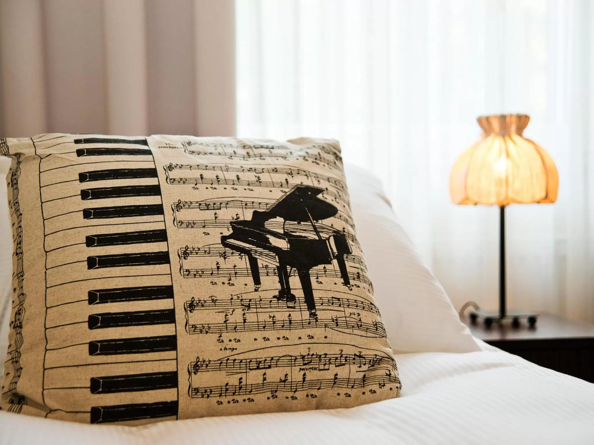 Bed in Hotel Fryderyk