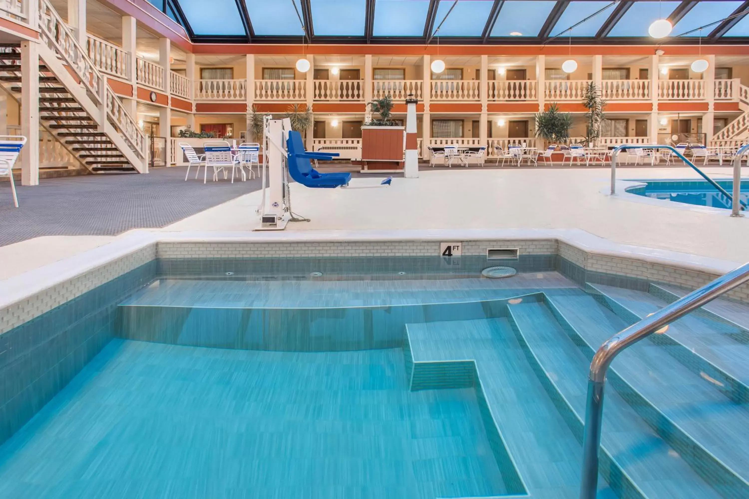 Pool view, Swimming Pool in AmericInn by Wyndham Janesville