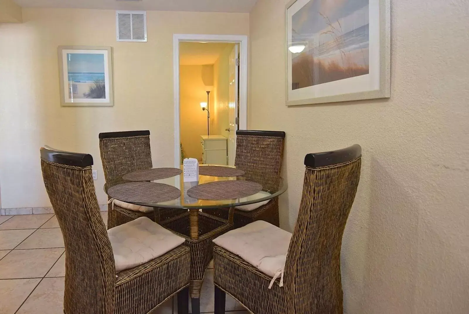 Dining Area in A Beach Retreat on Casey Key