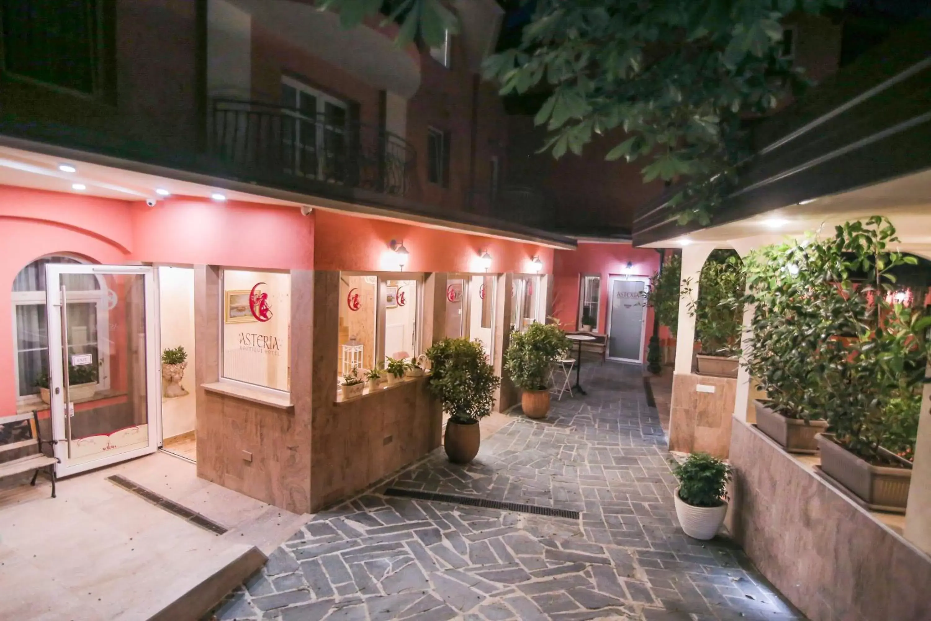 Facade/entrance in Boutique Hotel Asteria