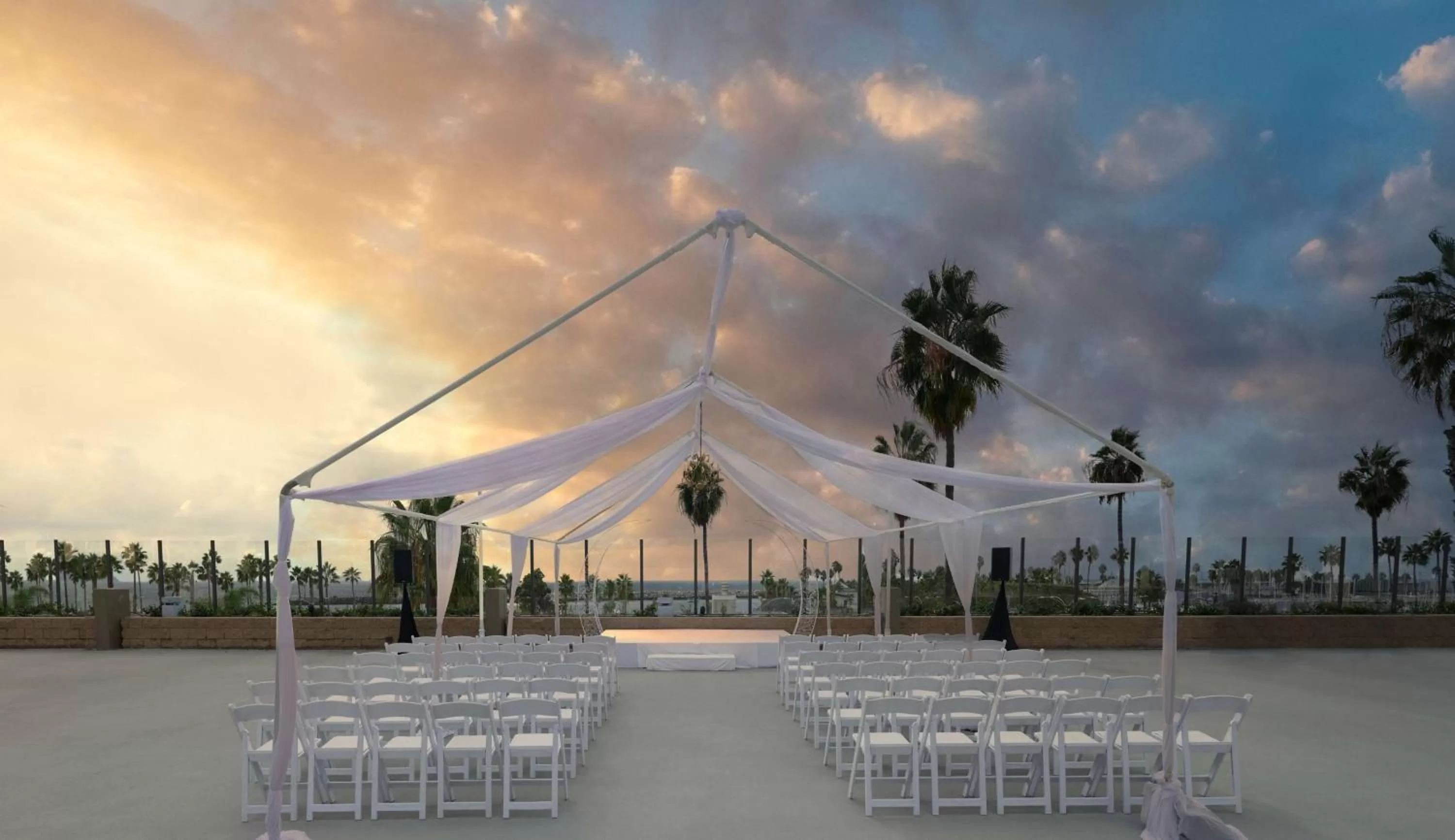 wedding in Sonesta Redondo Beach and Marina