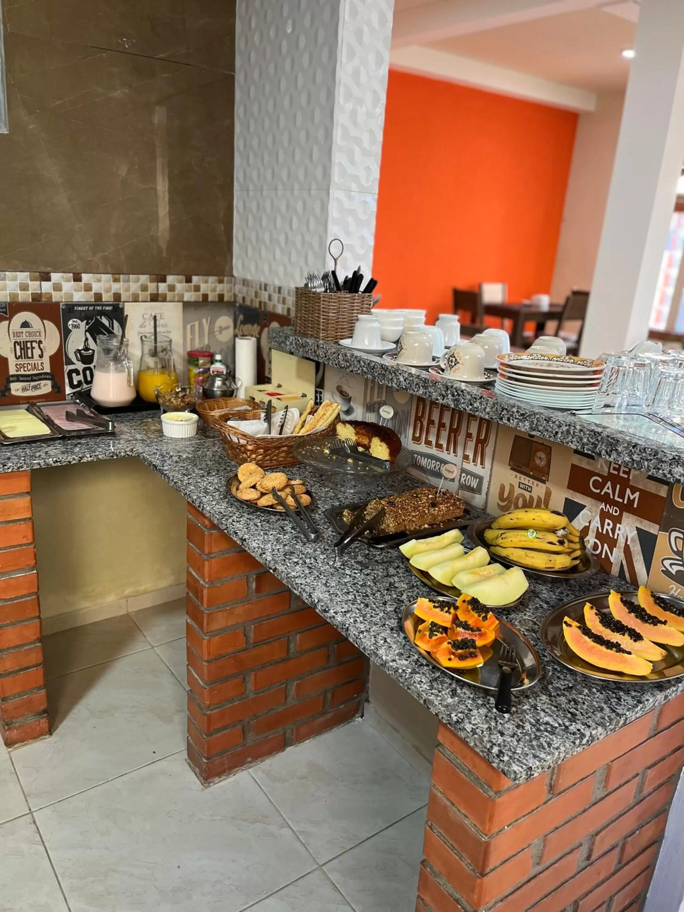 Breakfast in Pousada Mercosul