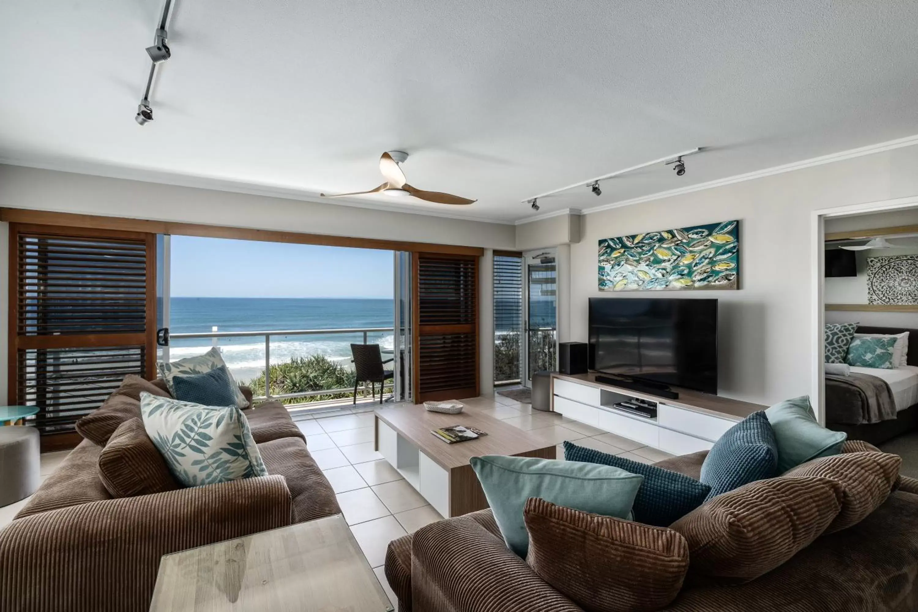 Living room, Seating Area in Rolling Surf Resort
