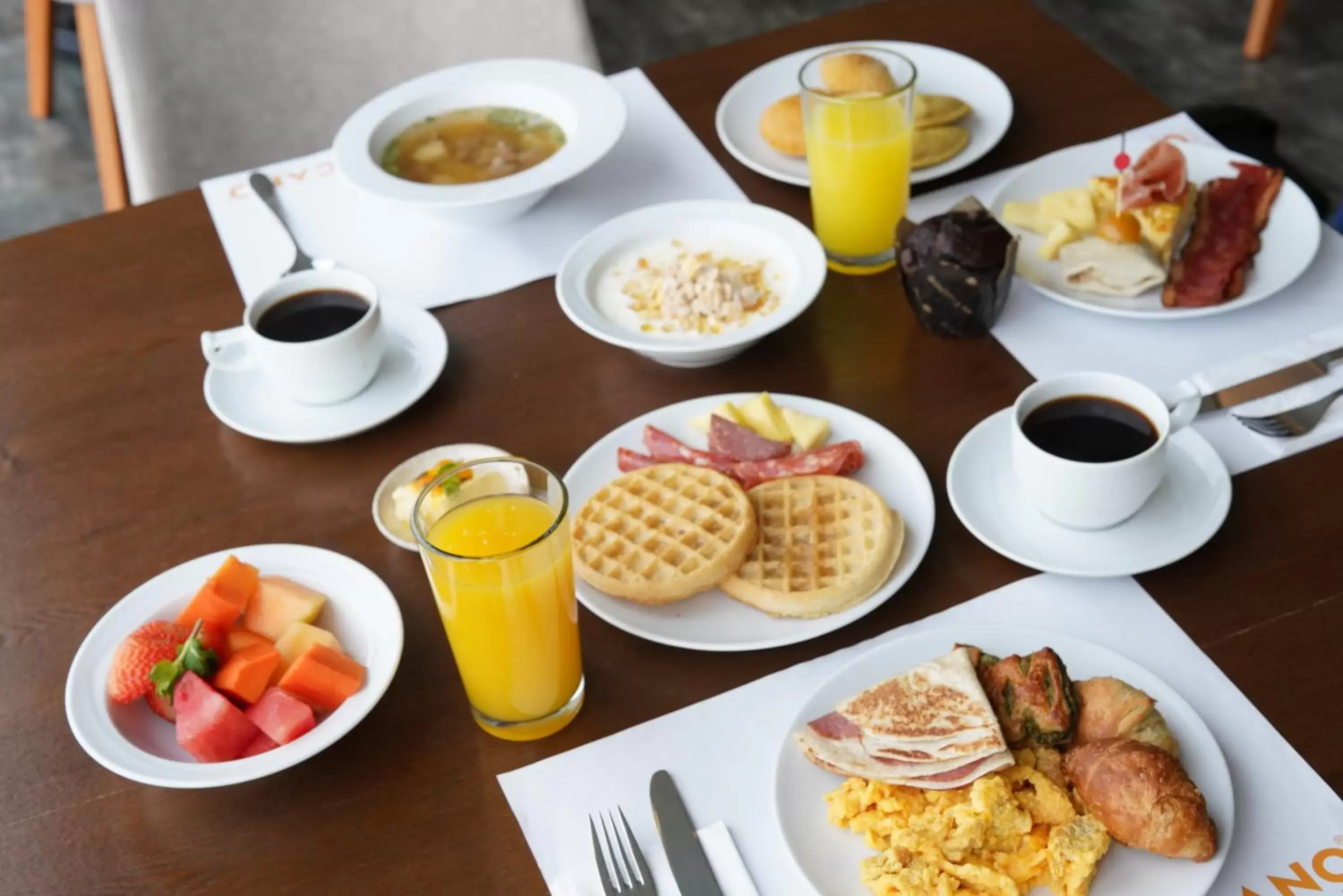Breakfast in Hotel Sabana Park