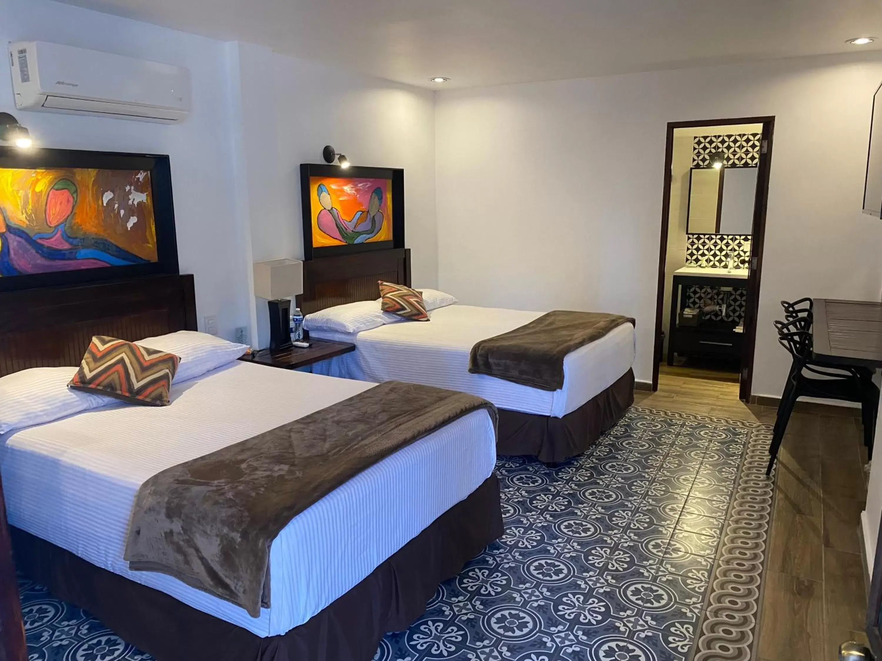 Bed in Hotel Raices de Mar