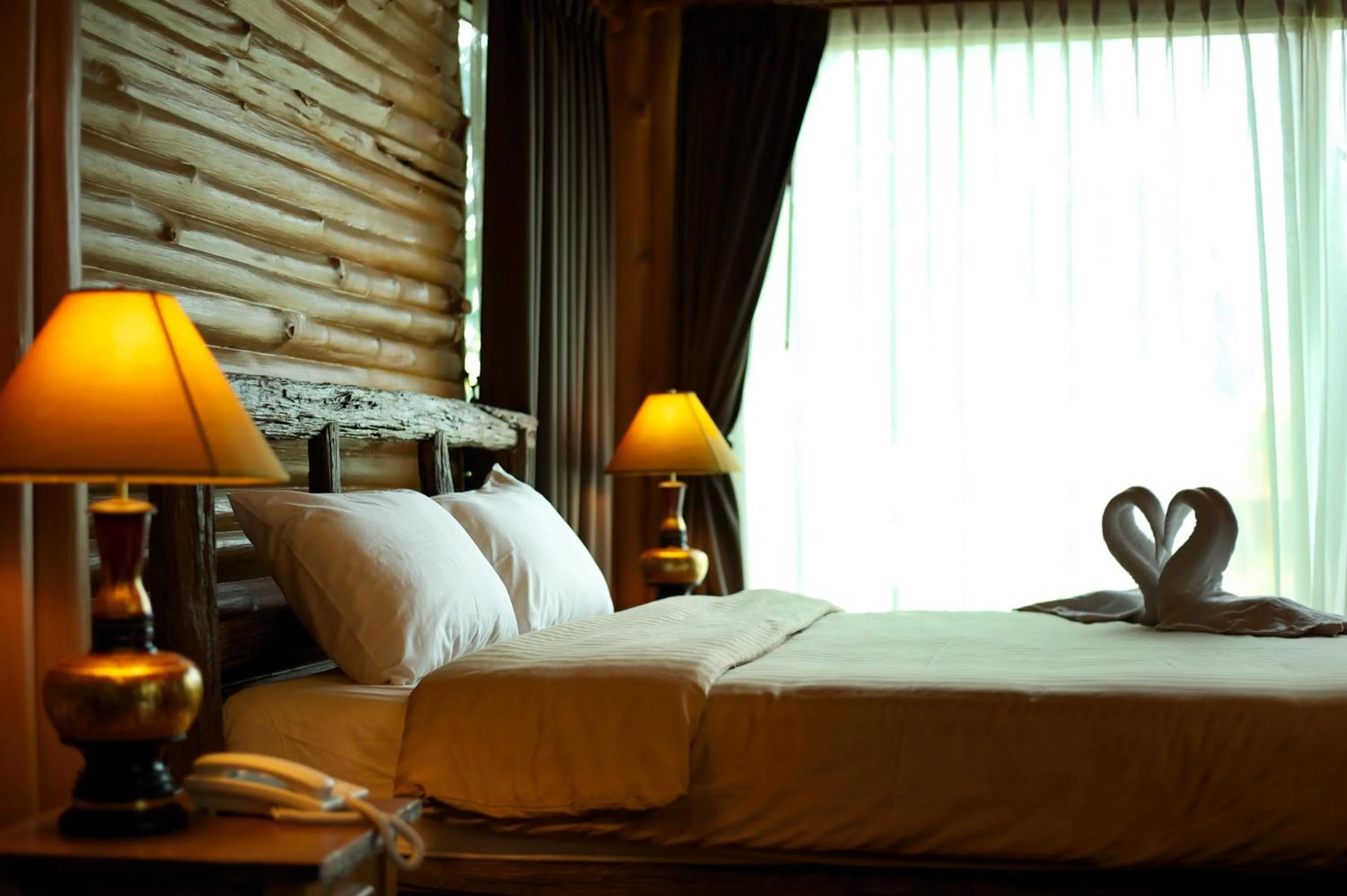 Bed in Blues River Resort