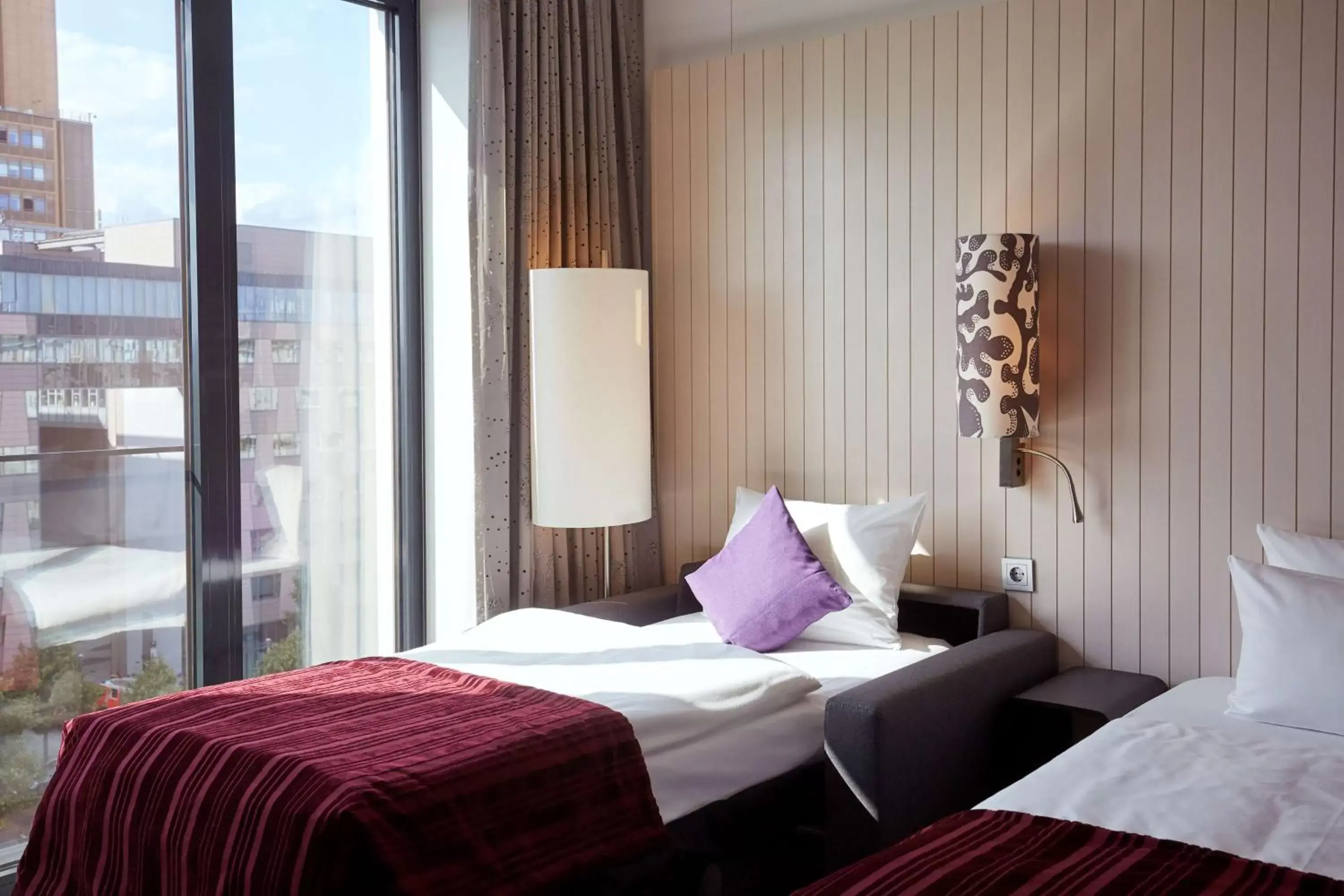 Photo of the whole room, Bed in Scandic Berlin Potsdamer Platz