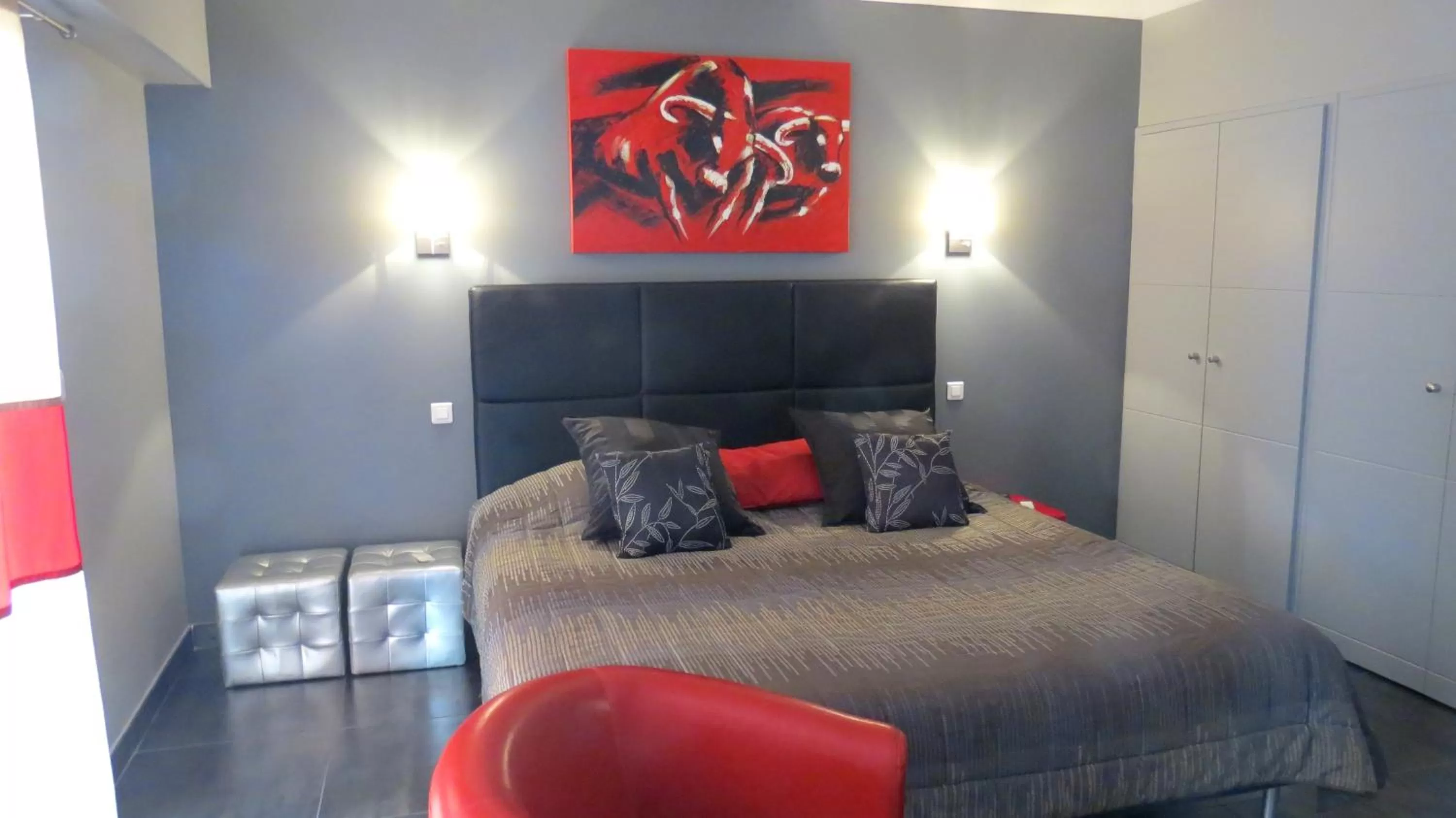 Bedroom, Bed in Le Mas du Lingousto