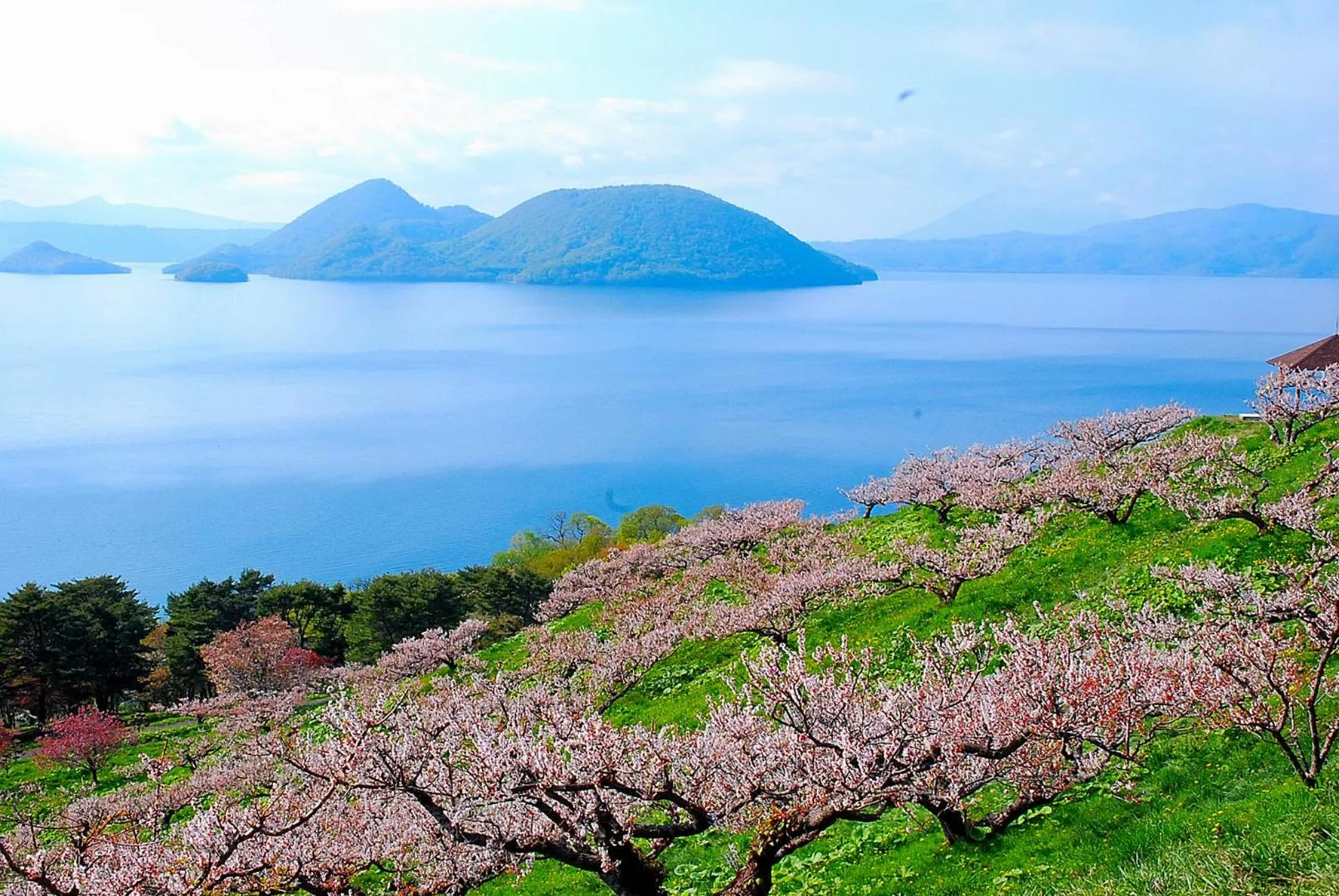 Natural landscape in Toyako Manseikaku Hotel Lakeside Terrace
