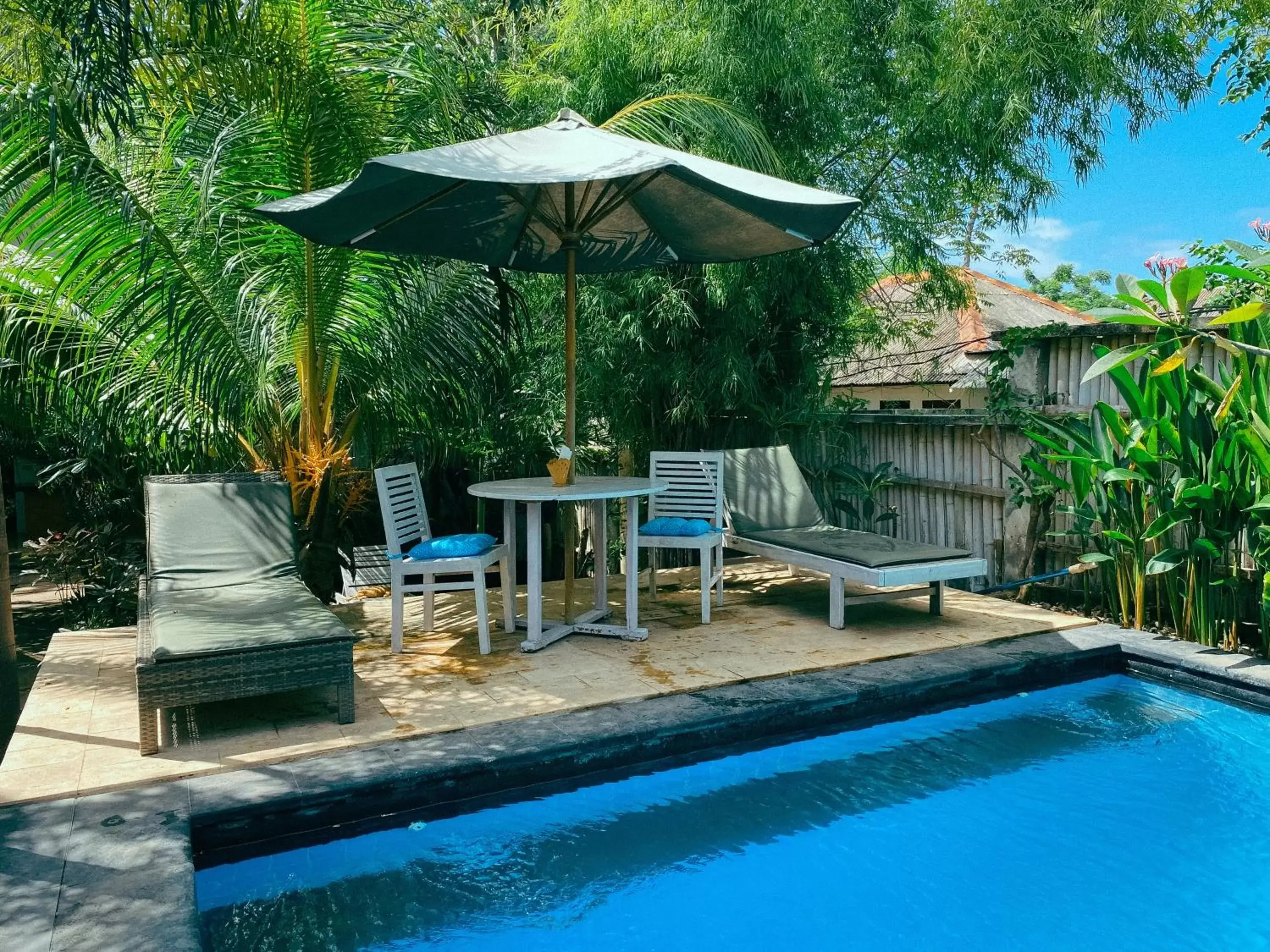 Swimming pool in Uki village bungalows Swimming pool in Uki village bungalows